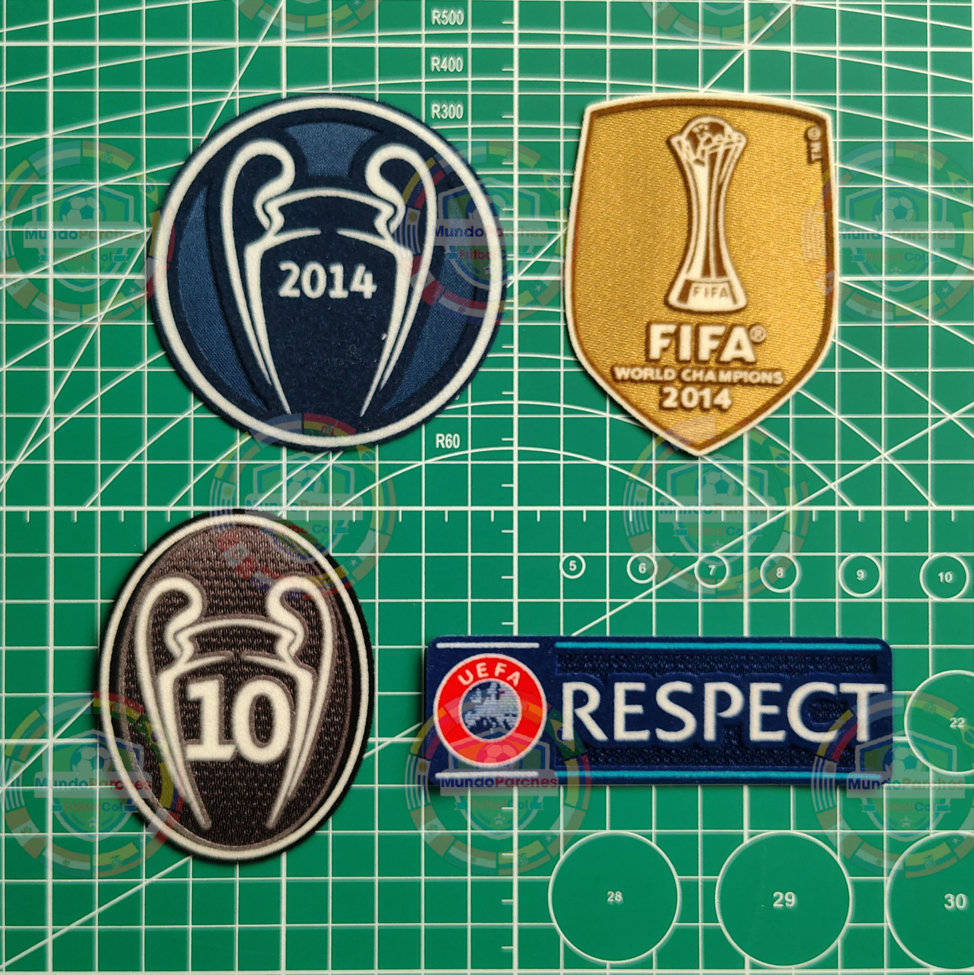 Set Parches Champions League 2014-2015 Real Madrid