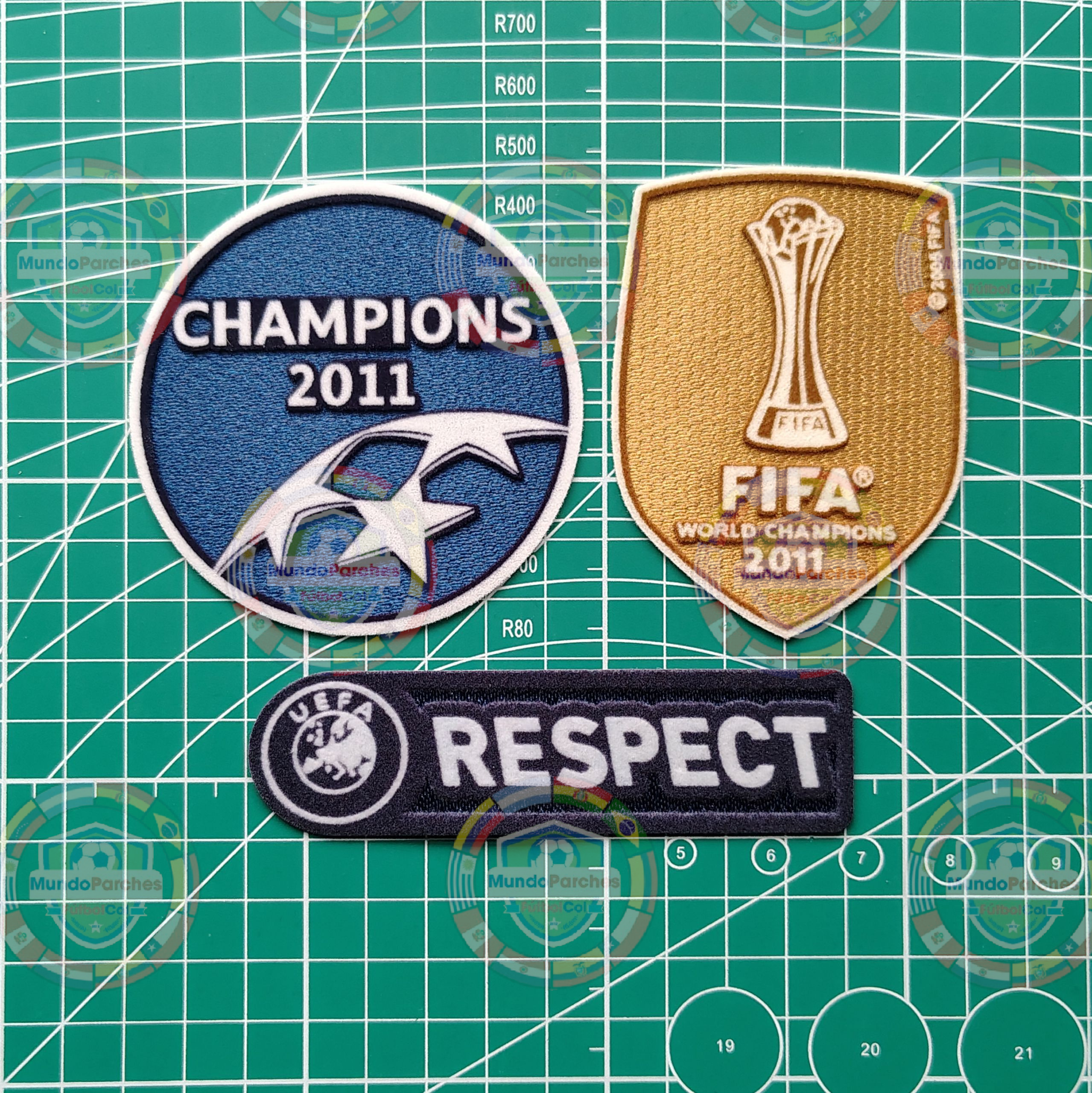 Set Parches Champions League 2011-2012 Barcelona