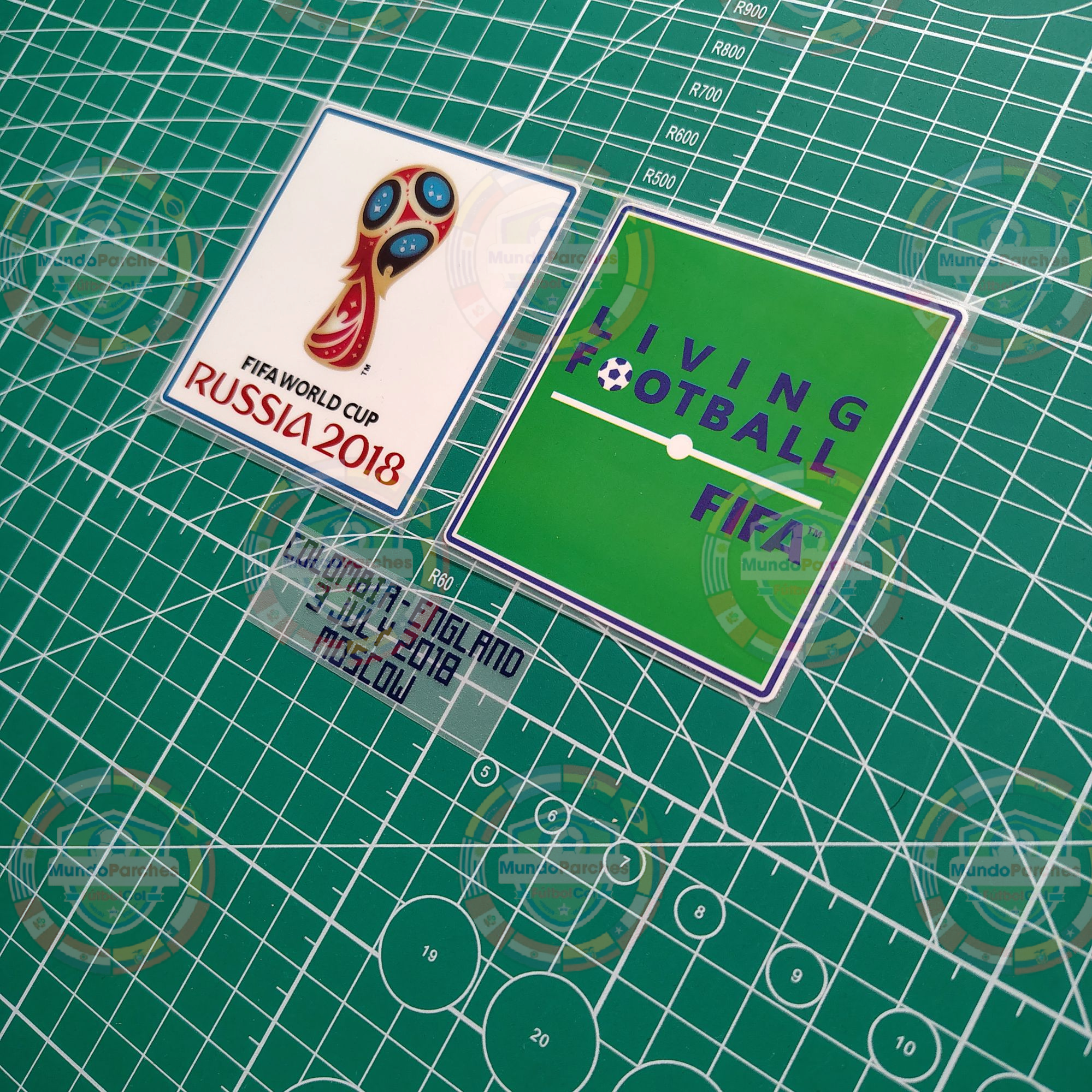 Set Parches Mundial Rusia 2018 Seleccion Colombia Vs Inglaterra