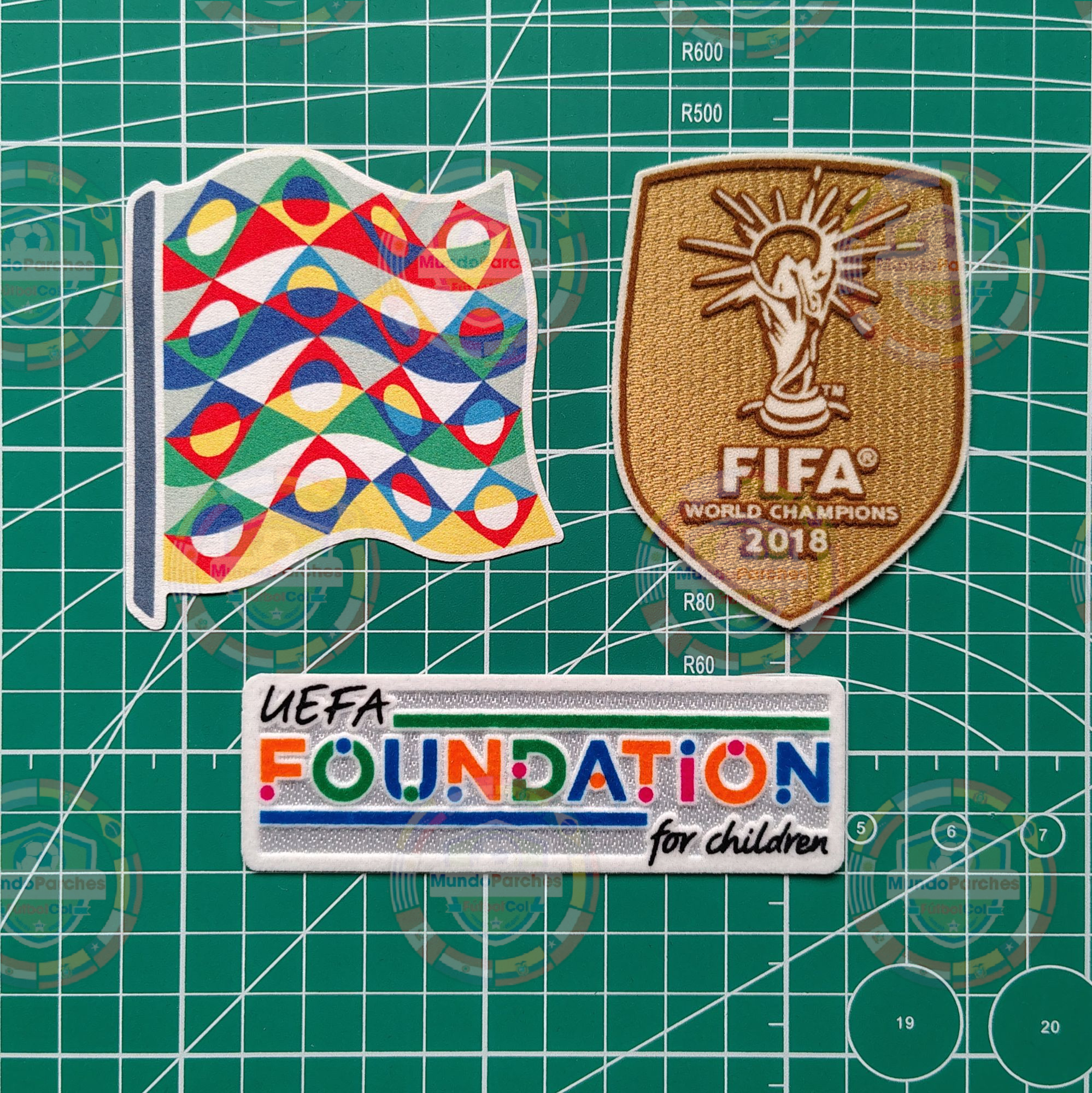 Set Parches Nations League 2021 Selección Francia