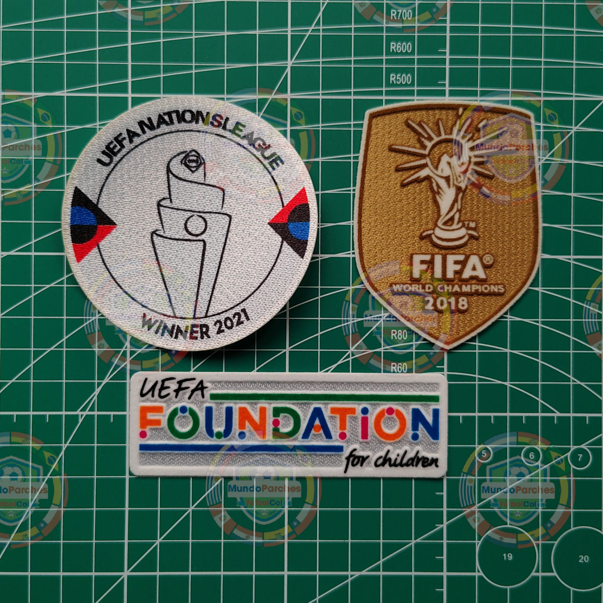 Set Parches Nations League 2022 Selección Francia