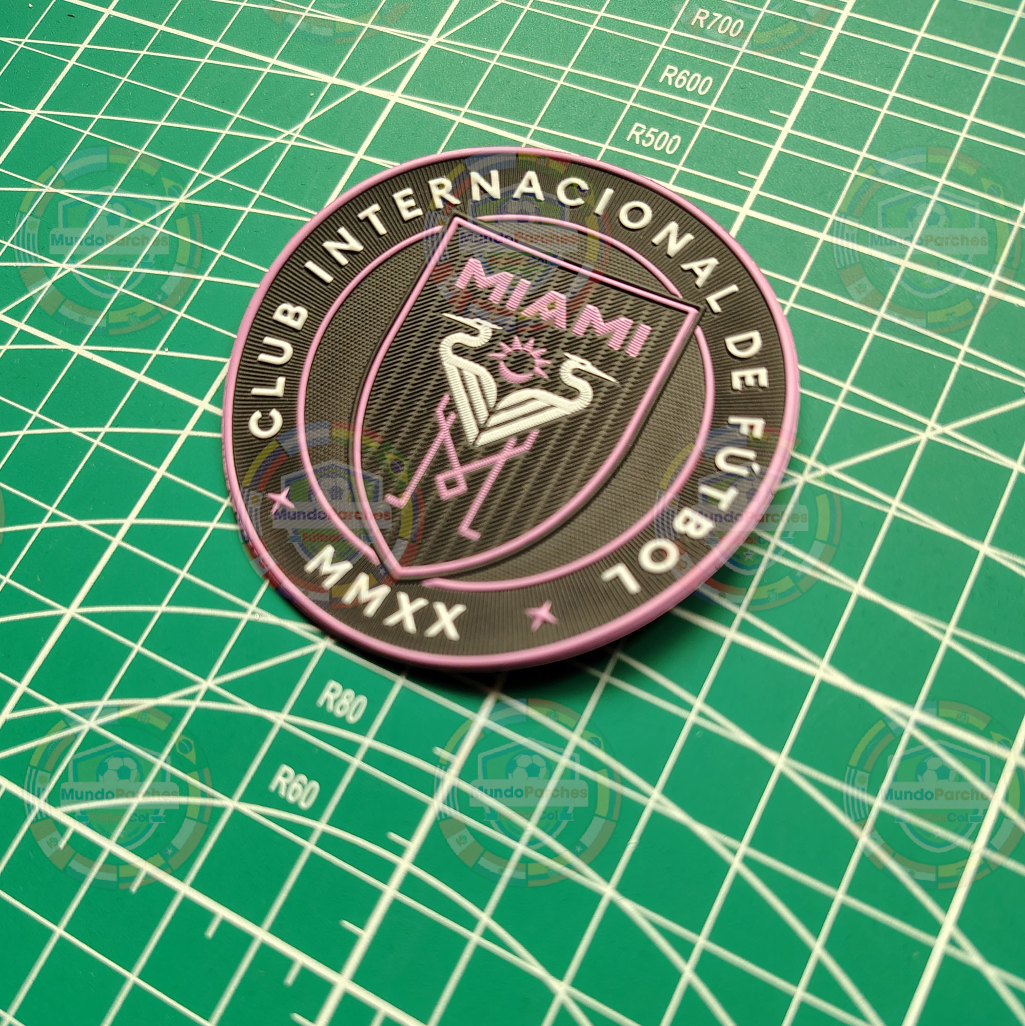 Escudo Inter De Miami Material Tpu (Caucho) Full Color