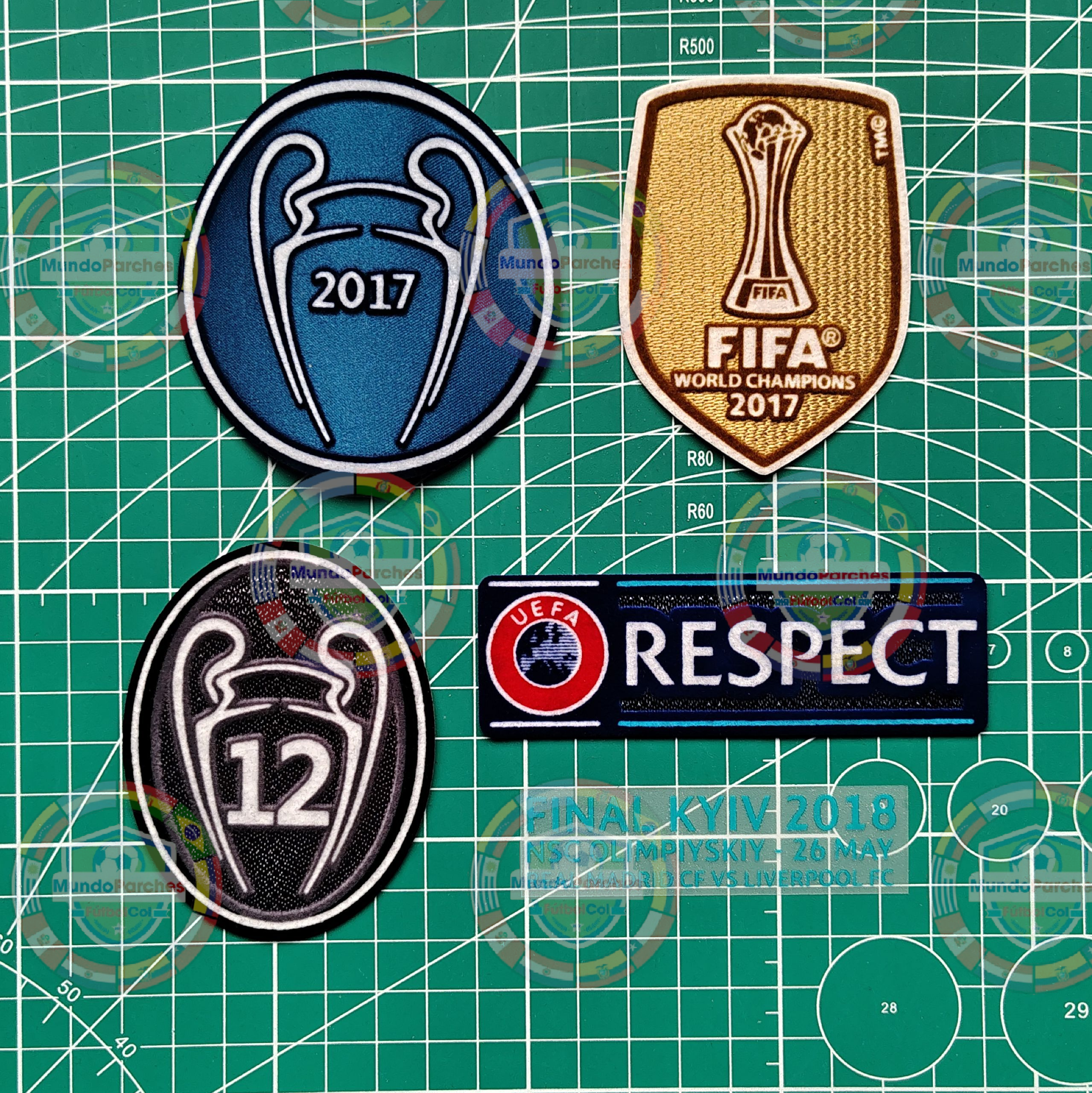 Set Parches Champions League Final 2018 Real Madrid Match Detail