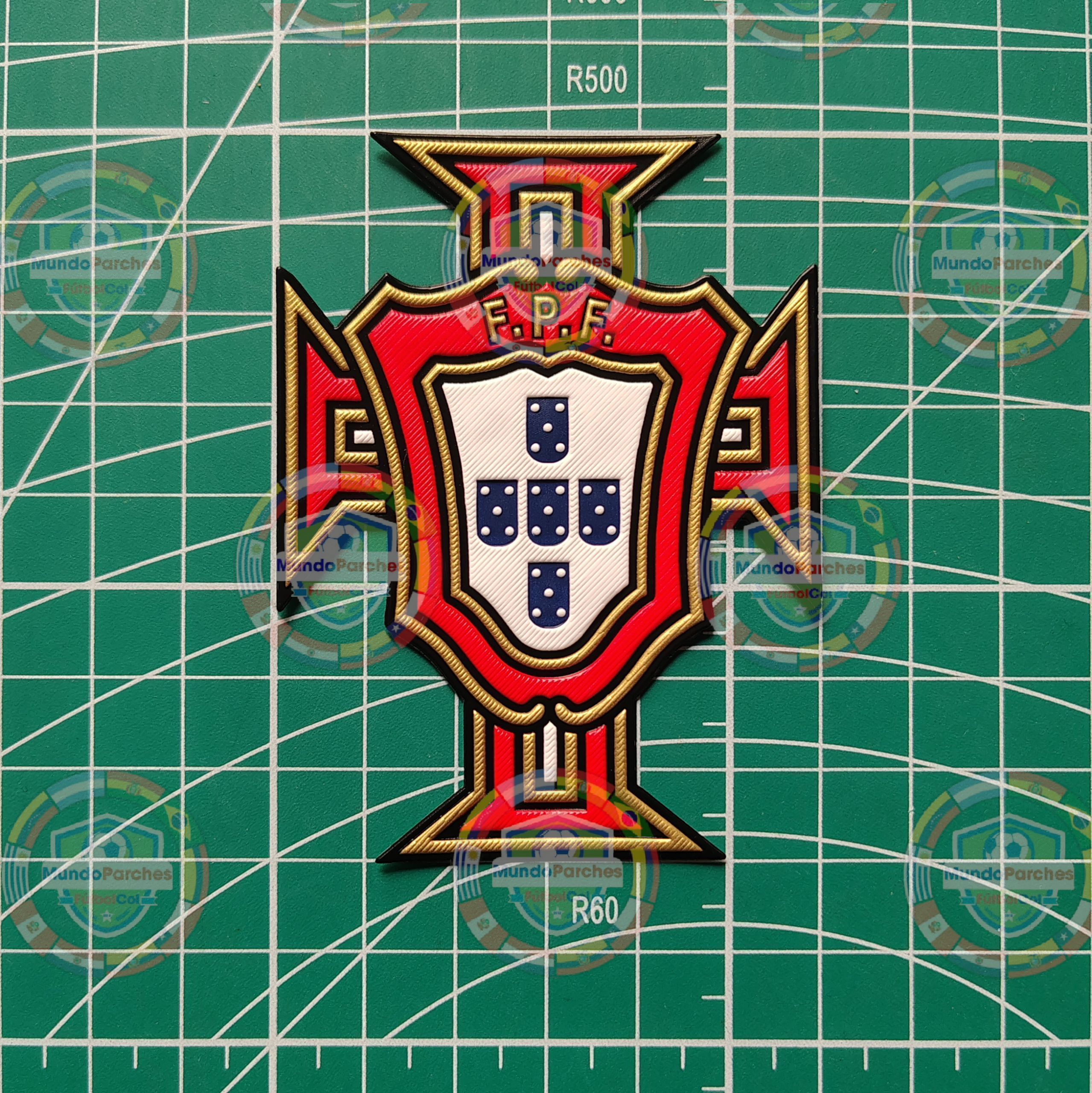 Escudo Selección Portugal Material Tpu (Caucho)