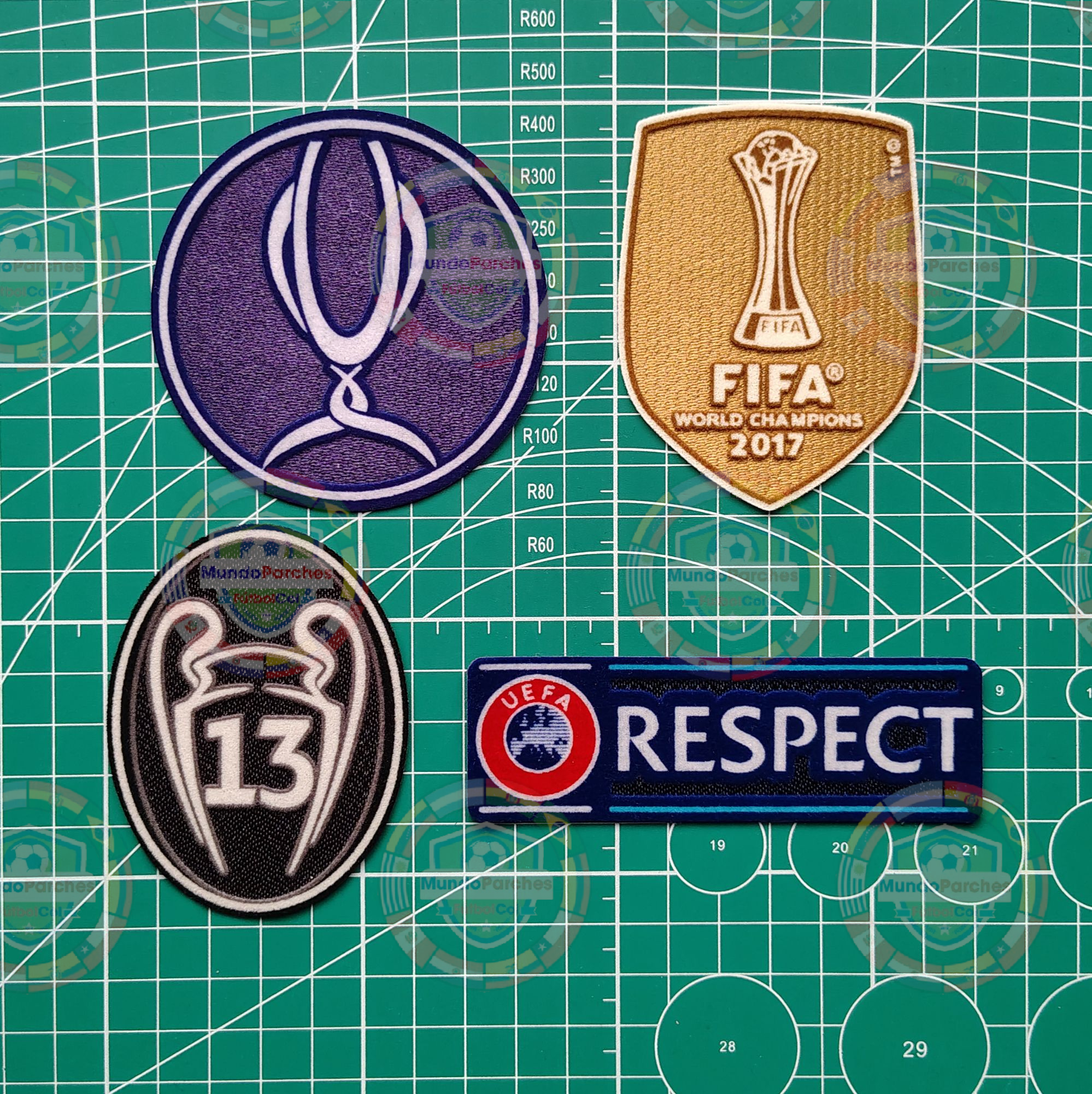 Set Parches Supercopa Europea 2018 Real Madrid