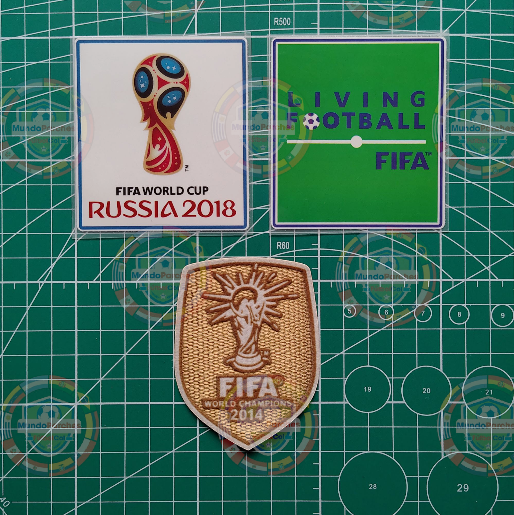 Set Parches Mundial Rusia 2018 Selección Alemania