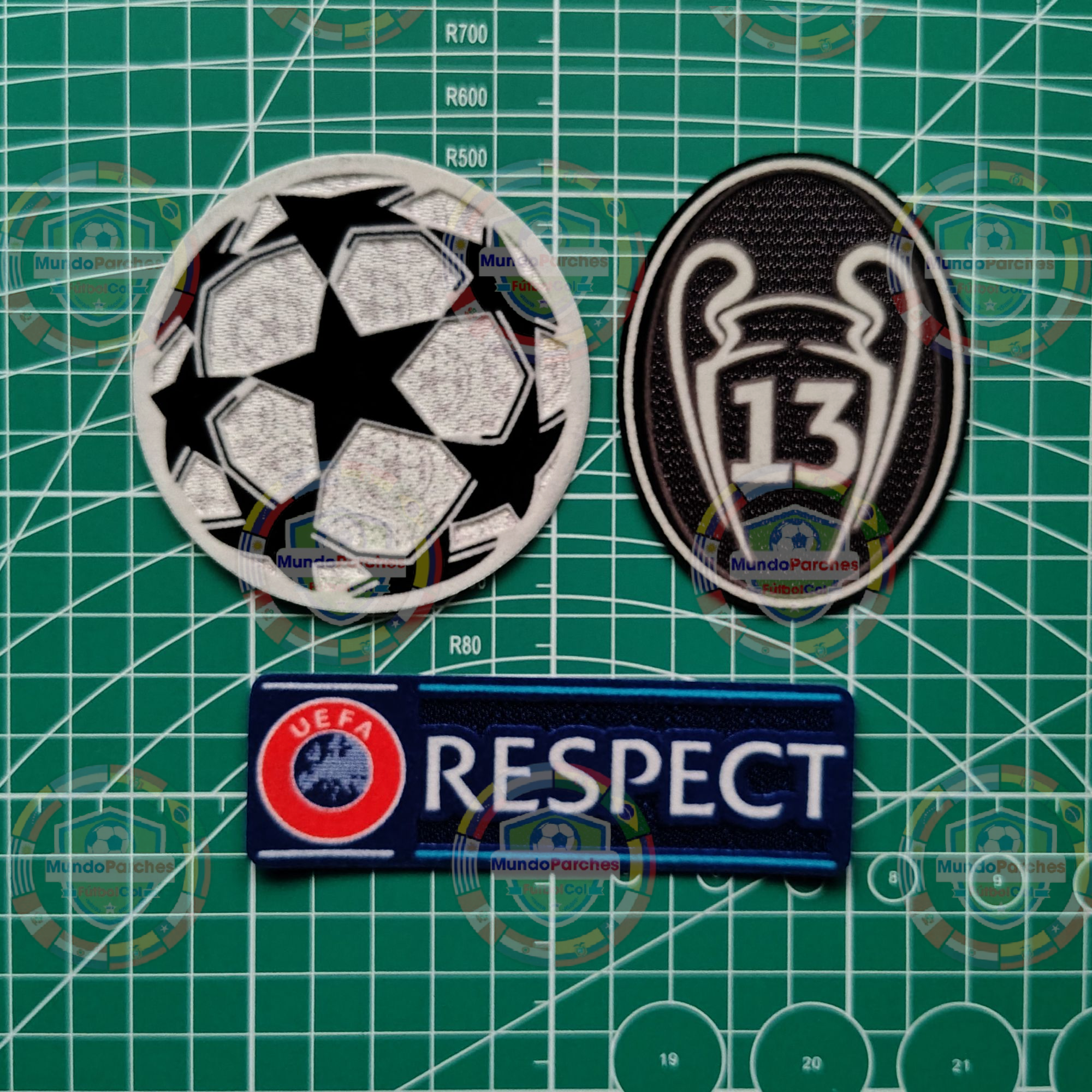 Set Parches Champions League 2020-2021 Real Madrid