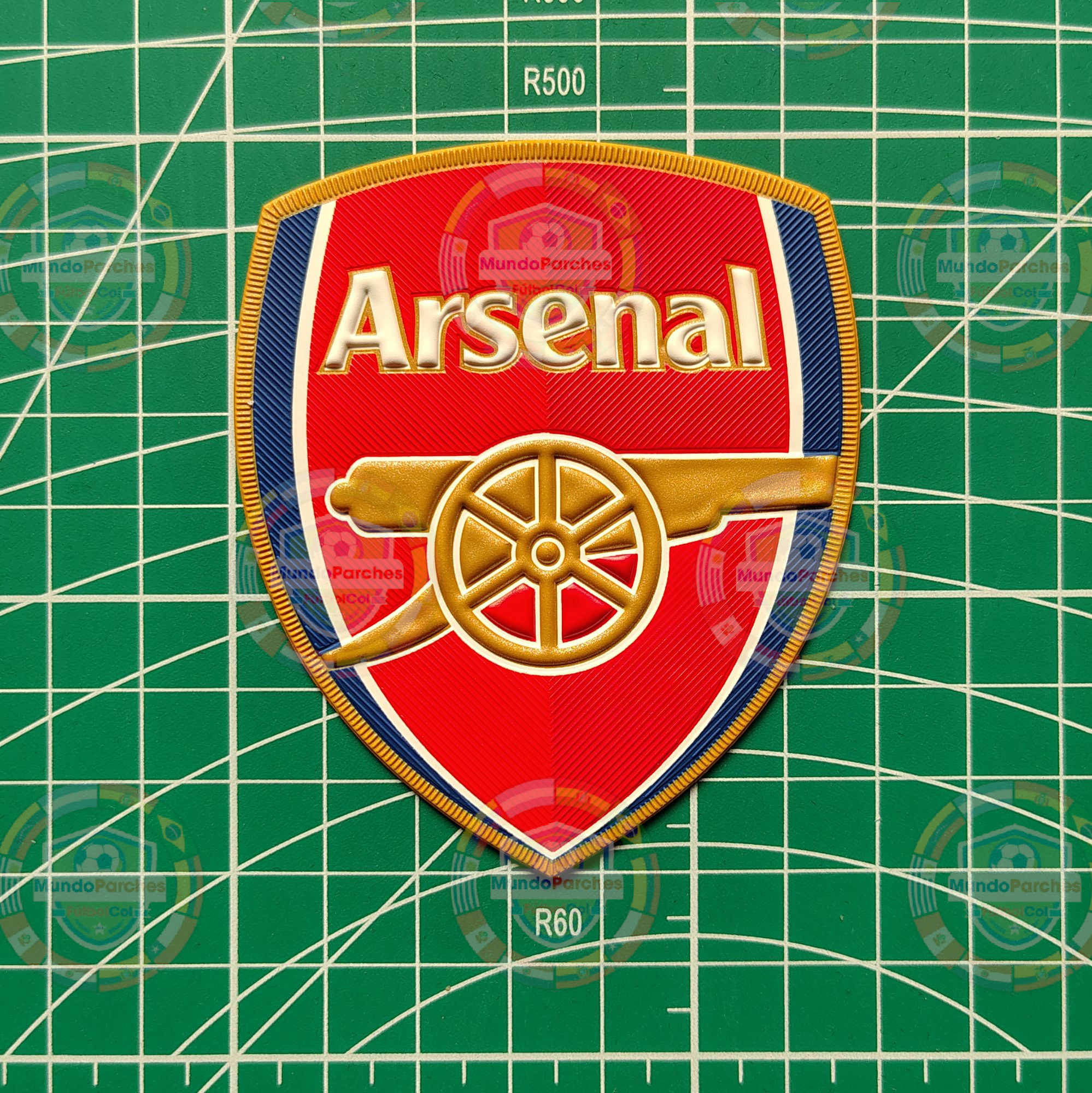 Escudo Arsenal Inglaterra material TPU (Caucho) Full color