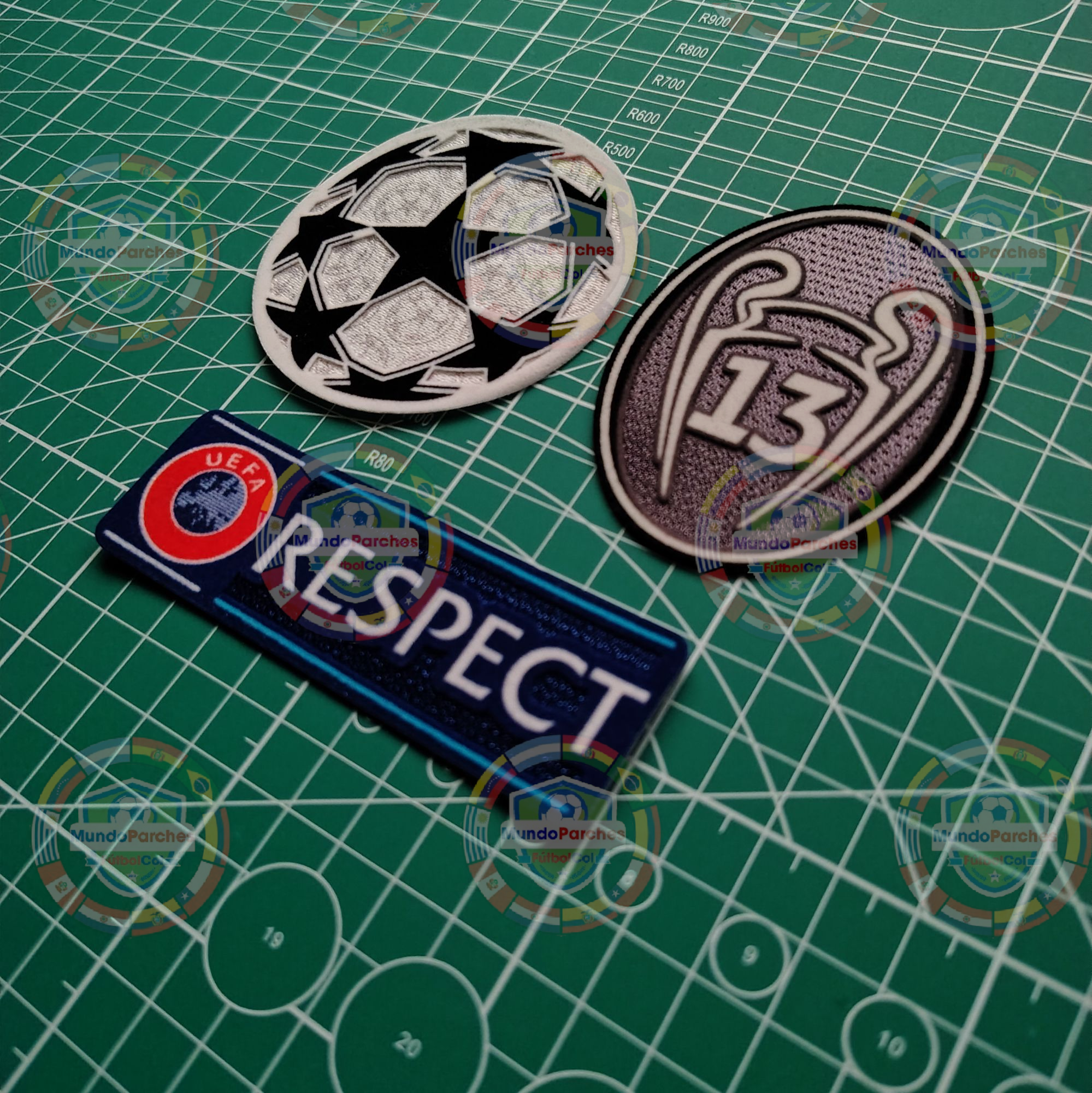 Set Parches Champions League 2020-2021 Real Madrid