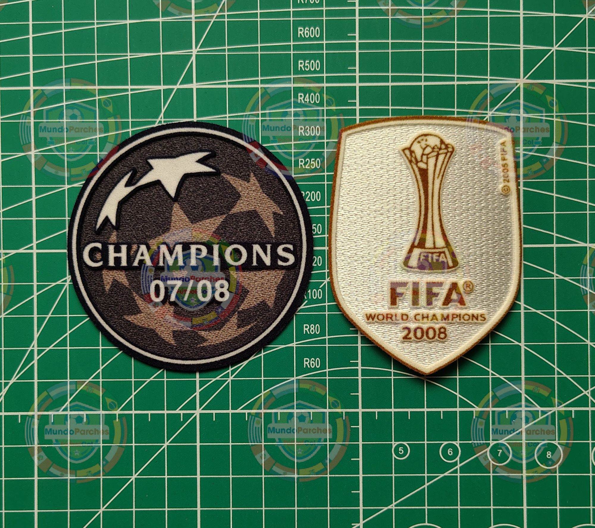 Set Parches Champions League 2008-2009 Manchester United