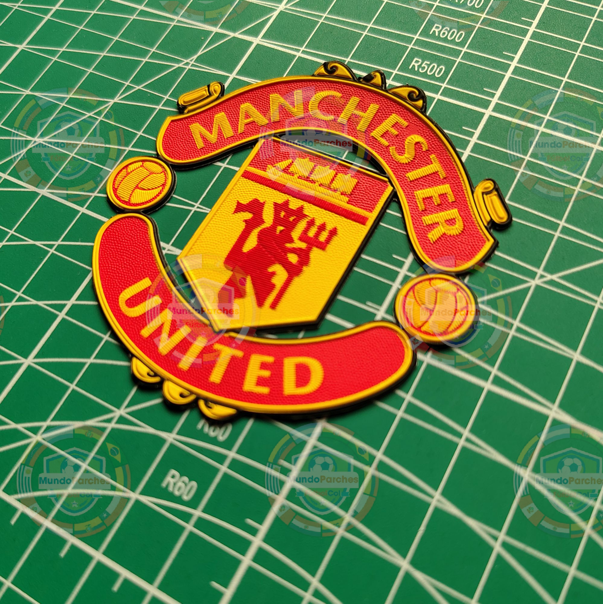Escudo Manchester United material TPU (caucho) Full Color