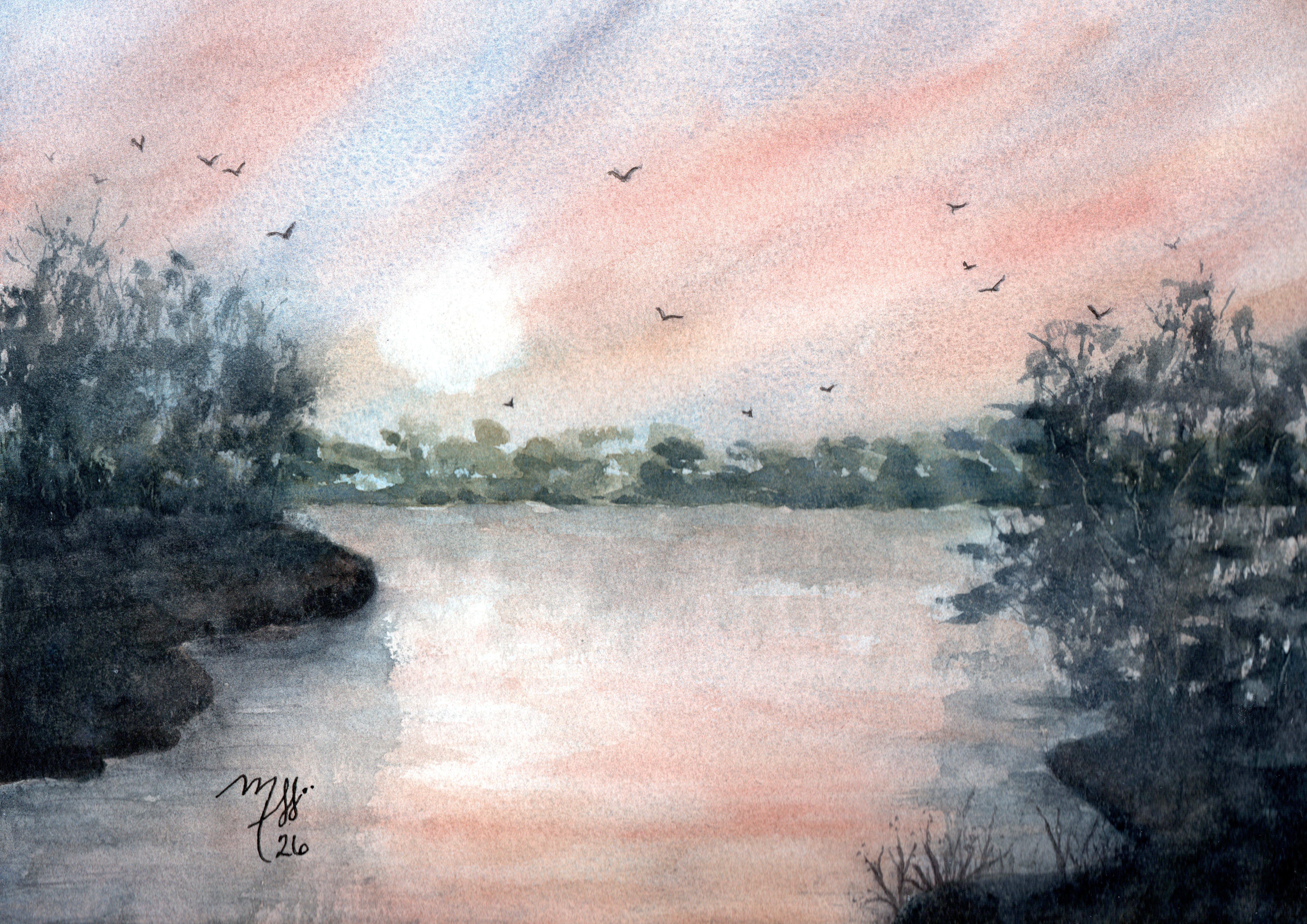 Sunset on the Greenbelt