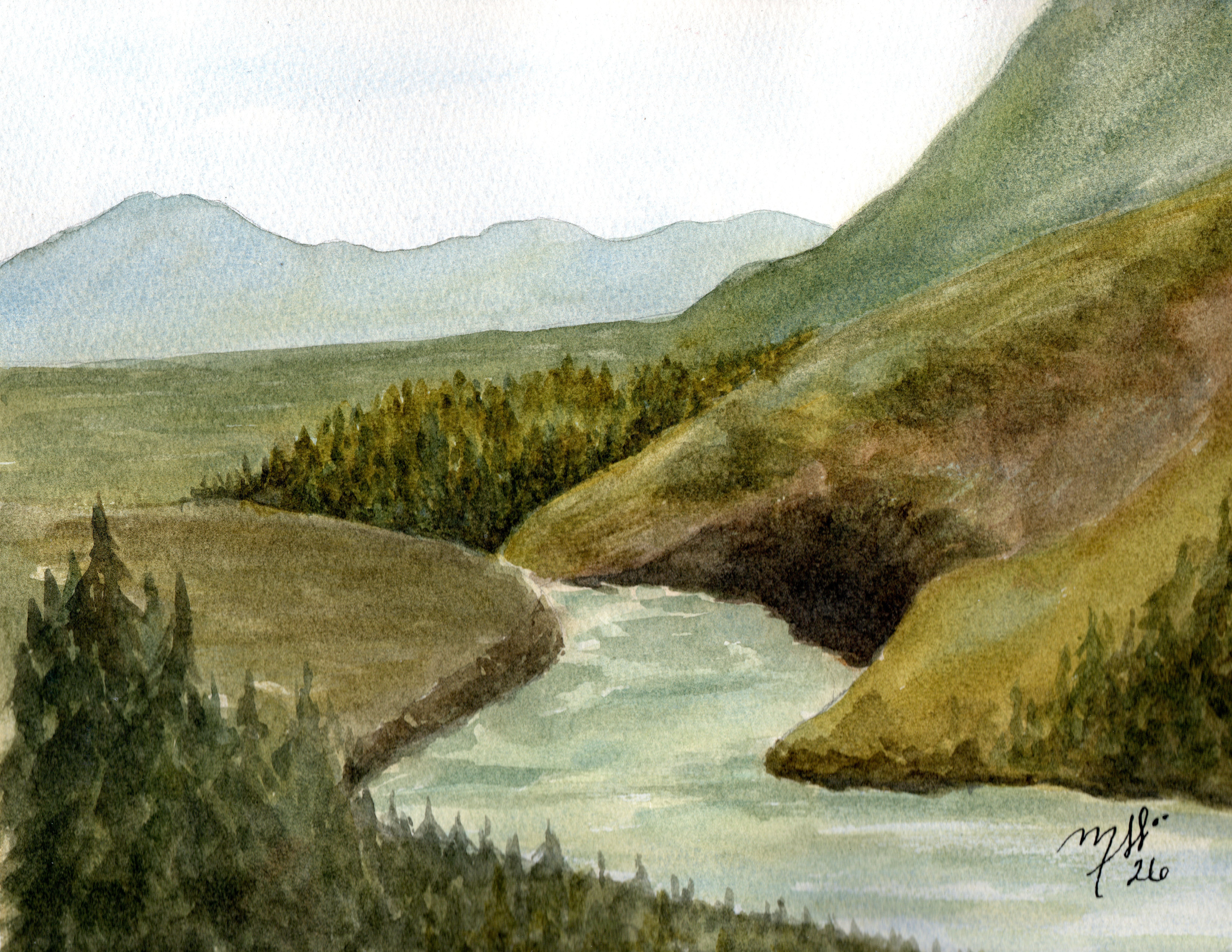 Meandering by the River