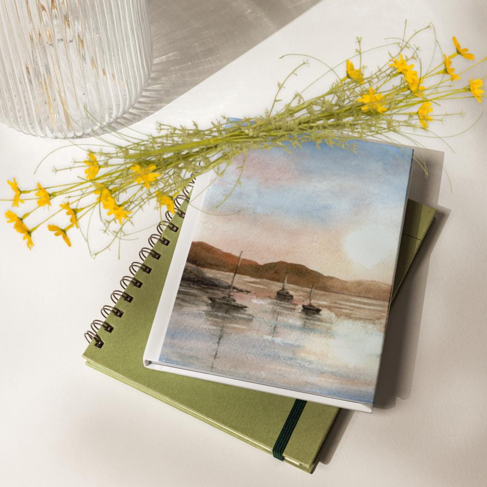 Watercolor Landscape - Quiet Calm on the Lake