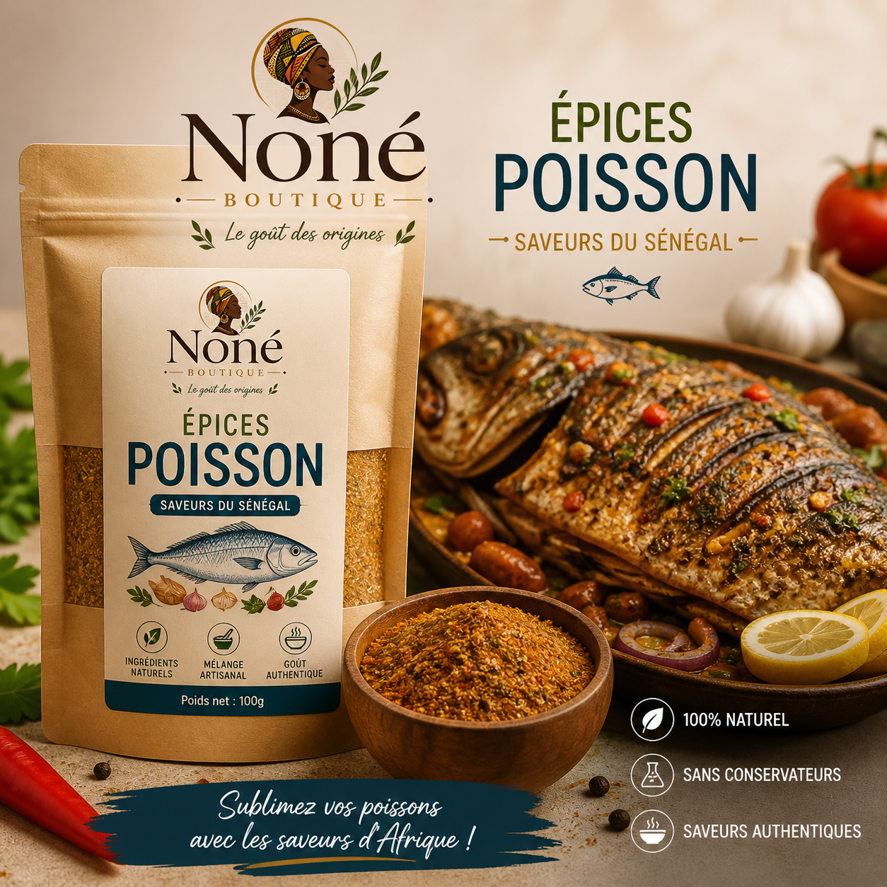 Noné Epices poisson