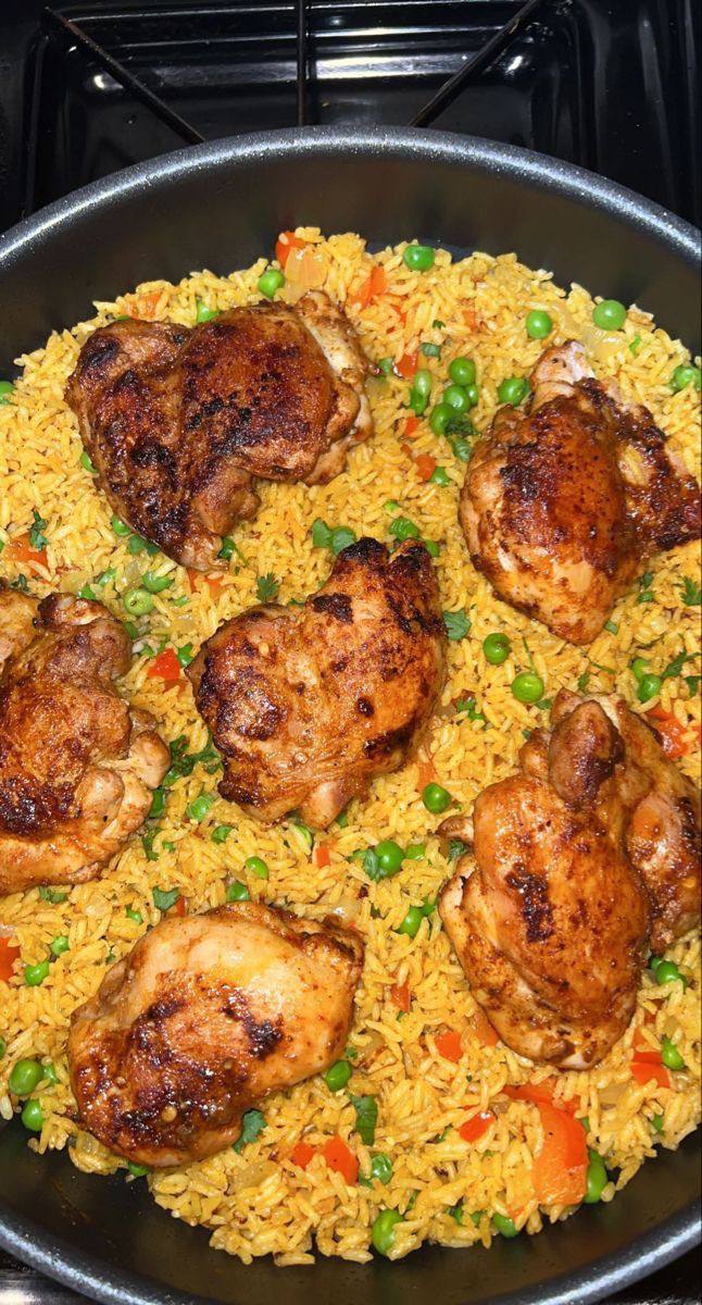 Spiced Chicken with Fried Rice