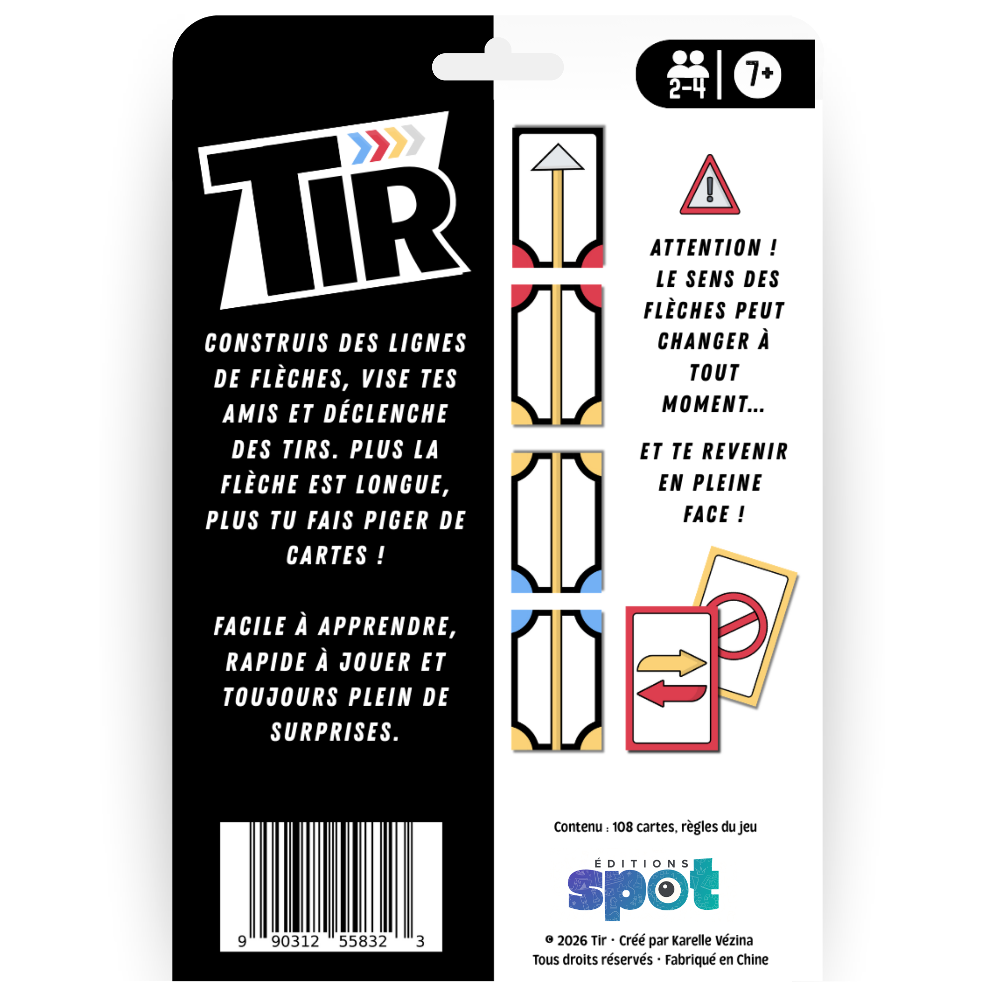 Tir - Jeu de cartes simple | rapide | ultra-fun ! 