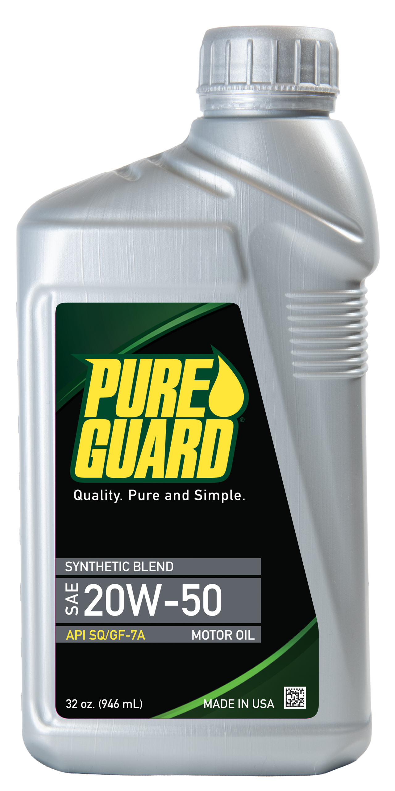 ACEITE PURE GUARD Mezcla Sintética SAE 20W50 SP - 32oz / 12 PIEZAS