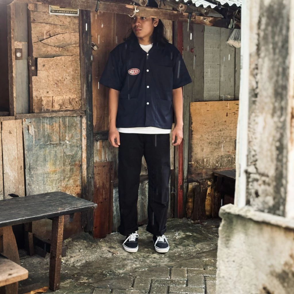 Kemeja Kerja Boxy Oversize
