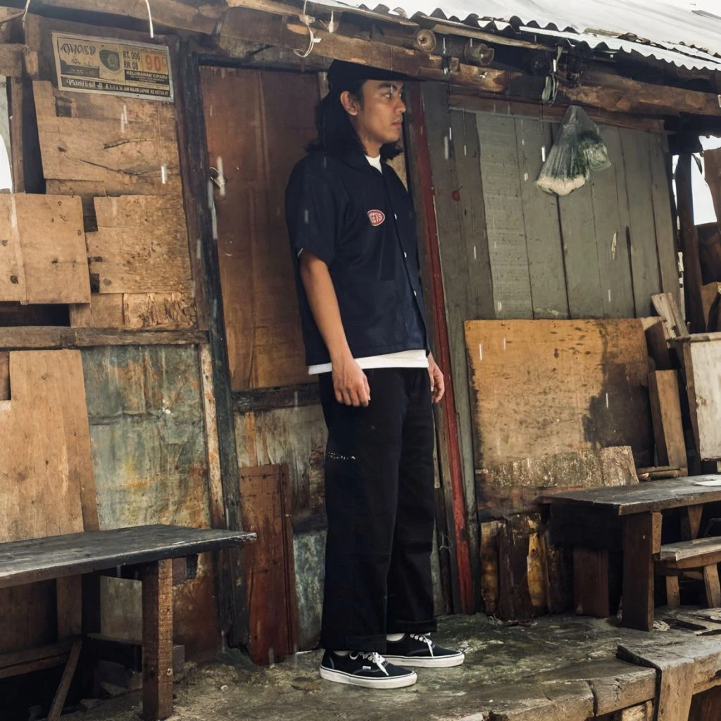 Kemeja Kerja Boxy Oversize