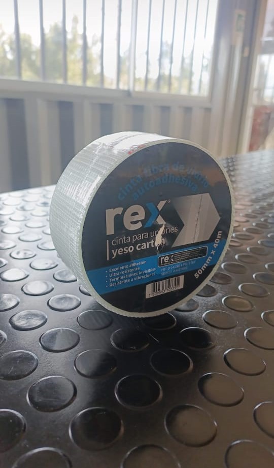 Cinta para juntas de yeso Rex