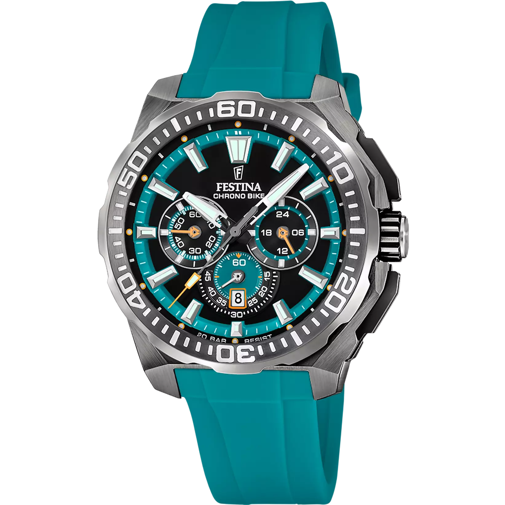 Festina Chrono Bike men's watch F20725/6 blue rubber strap