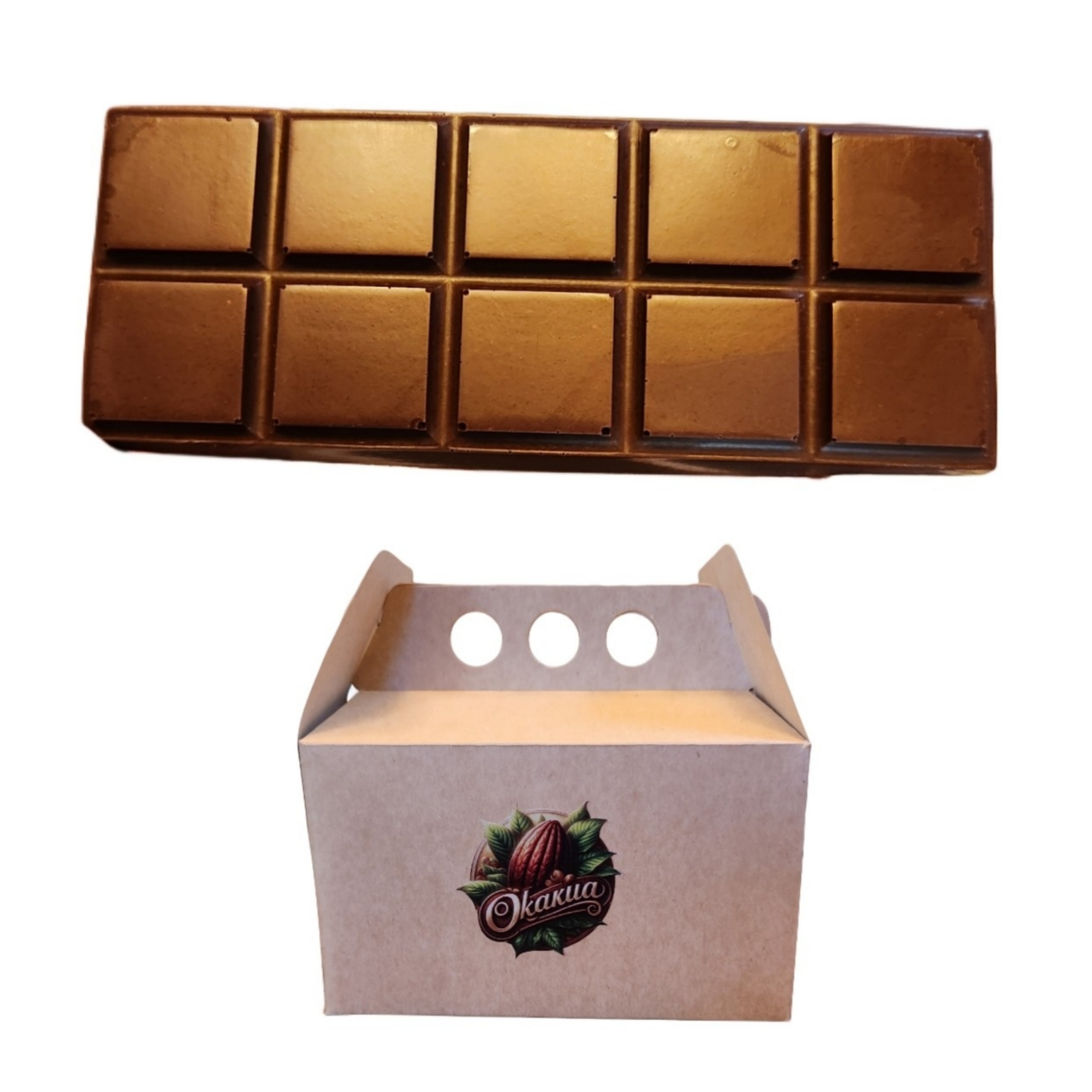 Tableta de cacao 100% Puro 500grm (chocolate x10uni)