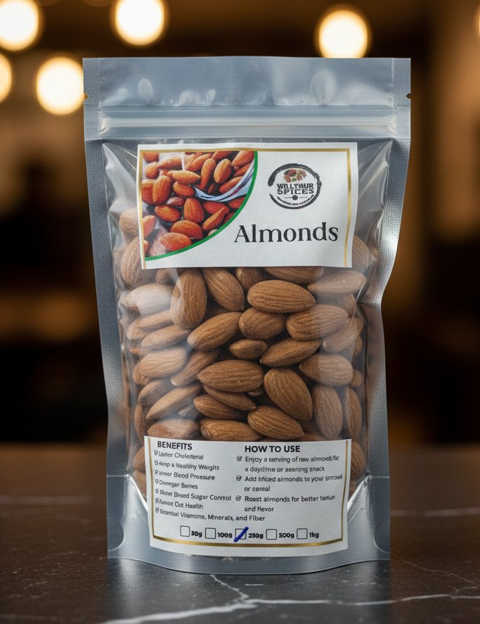 Whole Raw Almonds