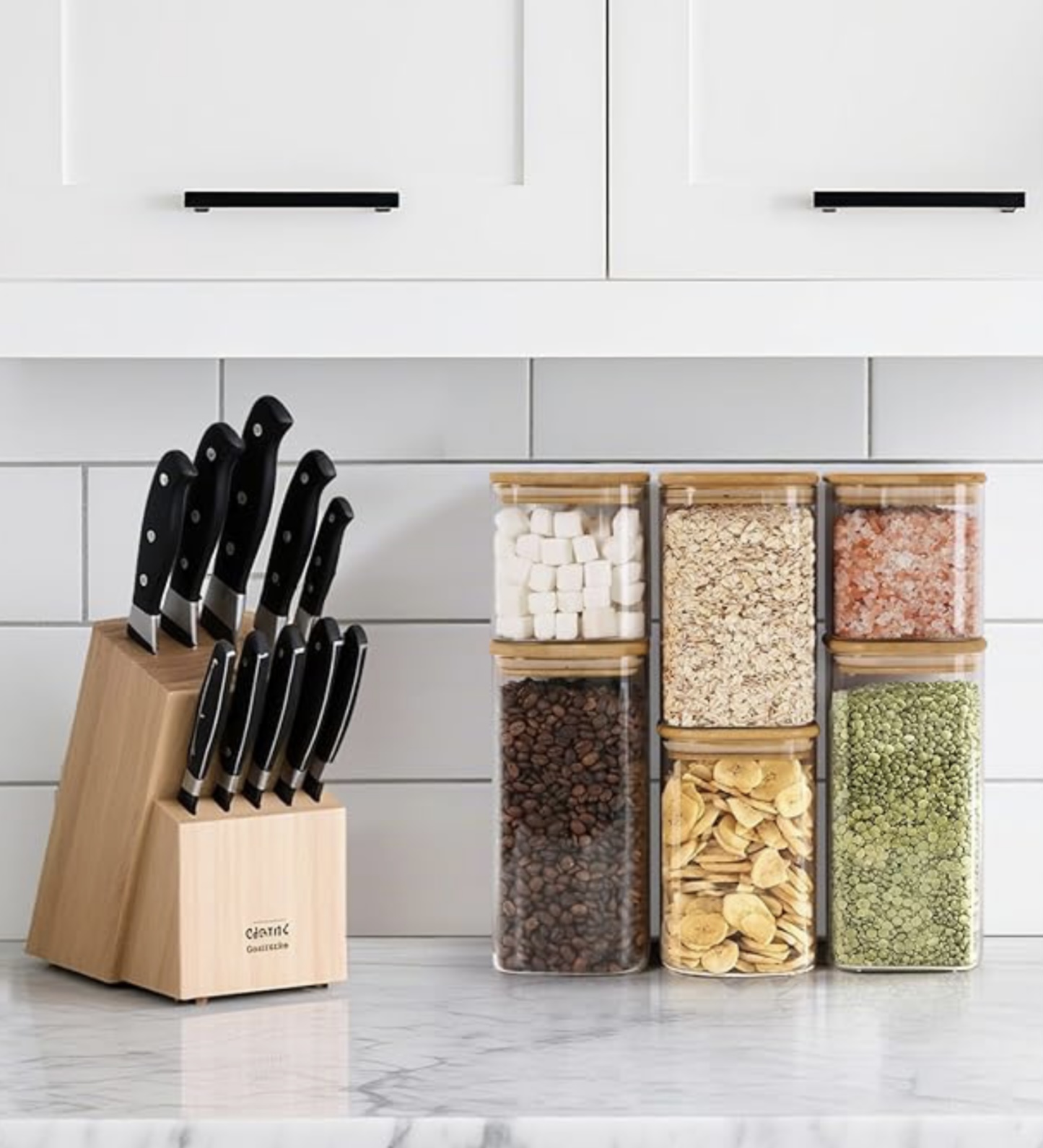 Glass storage container