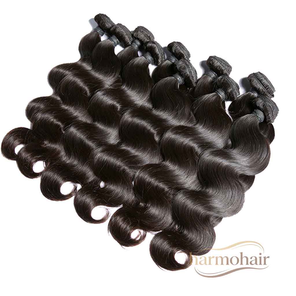 100% Virgin Raw Cuticle‑Aligned Body Wave Hair Bundles