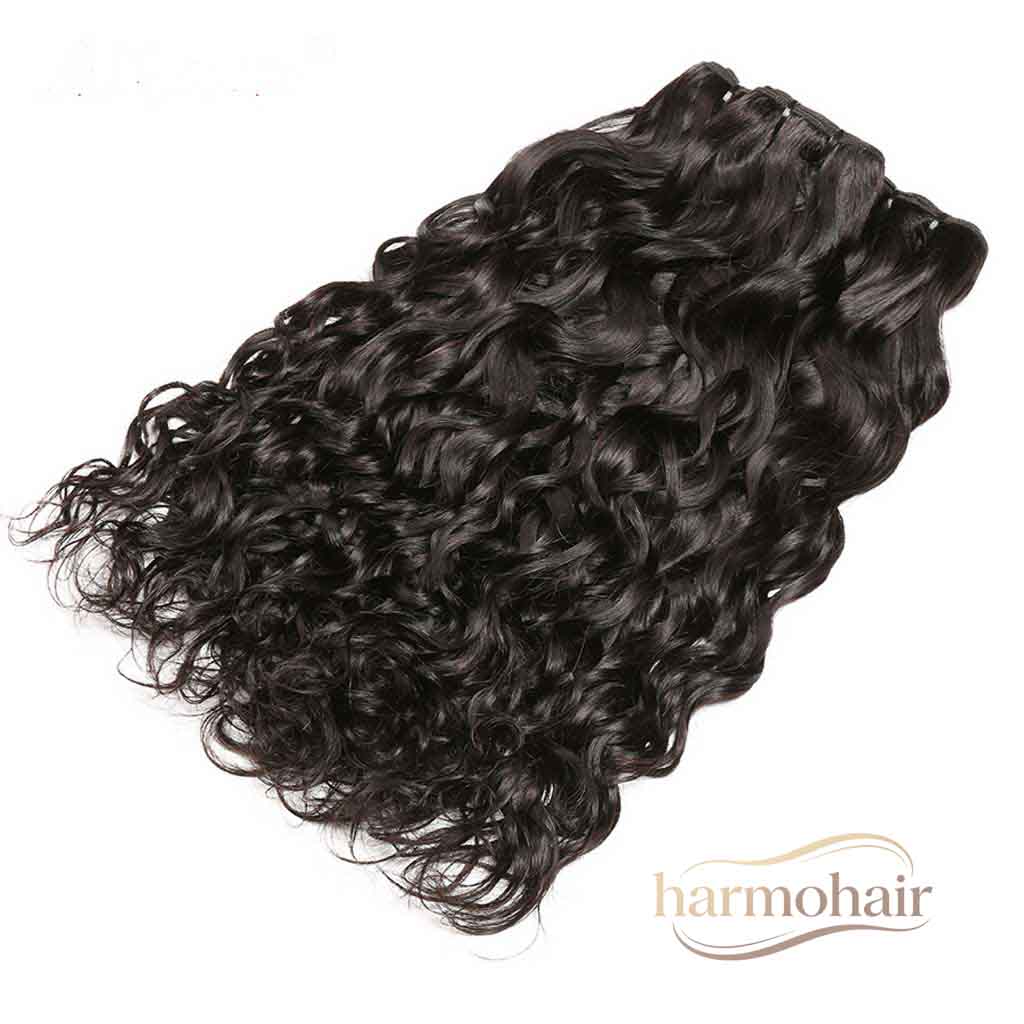 Harmohair 100% Virgin Human Hair Water Wave Wet and Wavy Hair Bundles