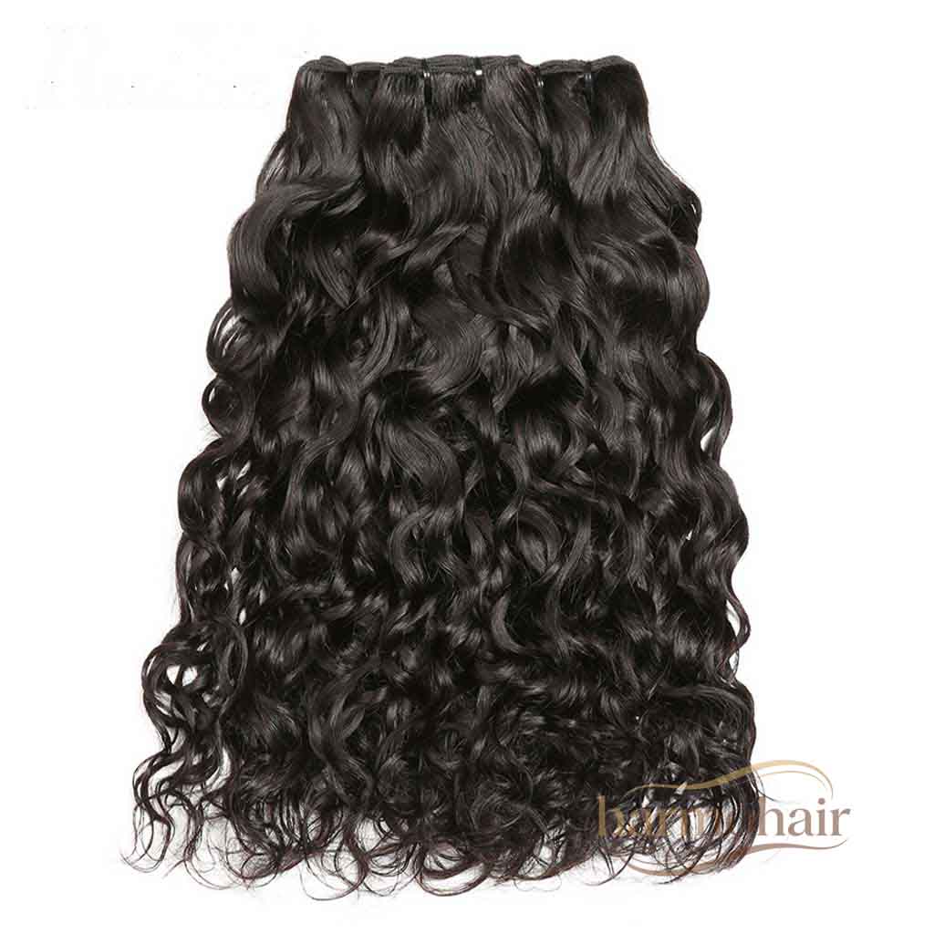 Harmohair 100% Virgin Human Hair Water Wave Wet and Wavy Hair Bundles