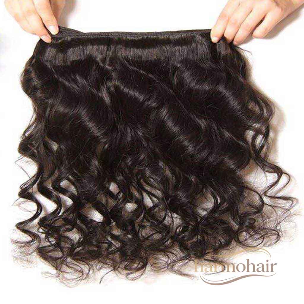 Wholesale hair vendor: Loose wave virgin hair bundles with double machine wefts