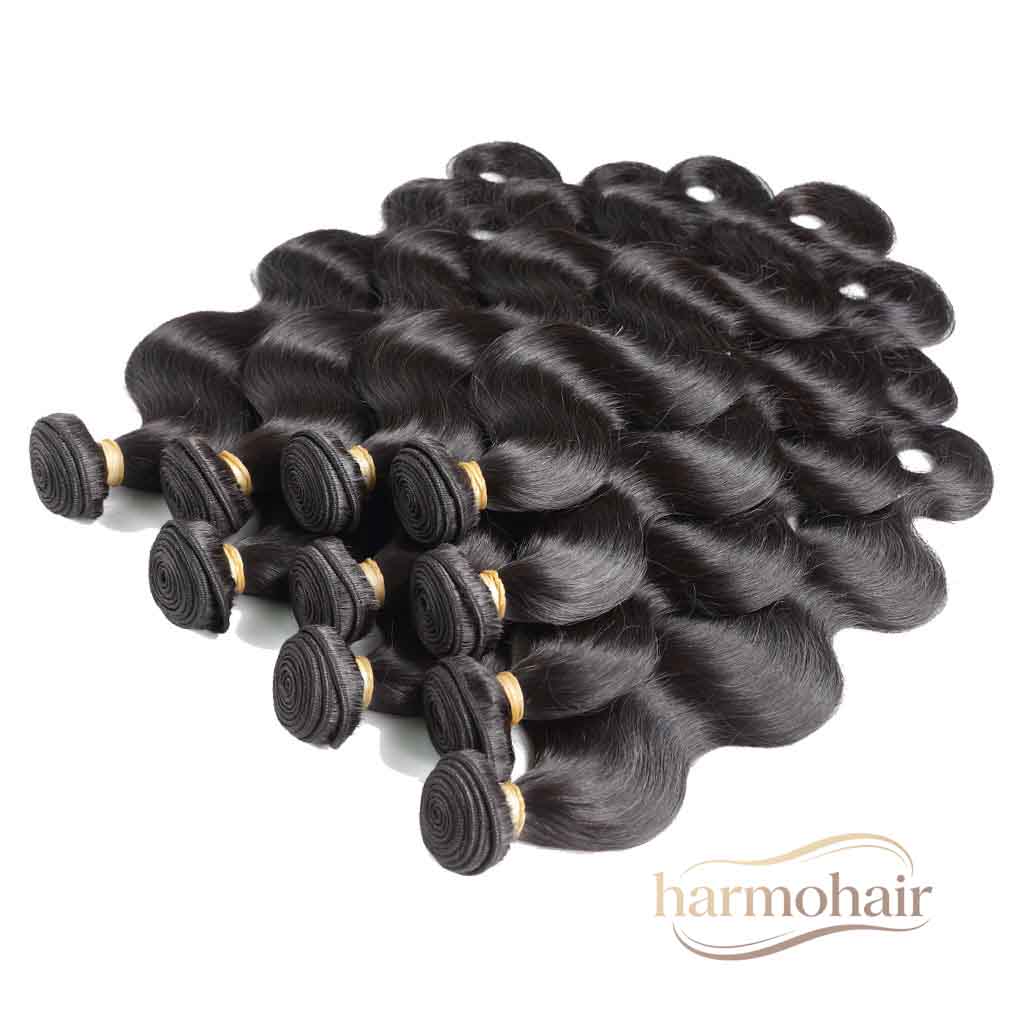 100% Virgin Raw Cuticle‑Aligned Body Wave Hair Bundles