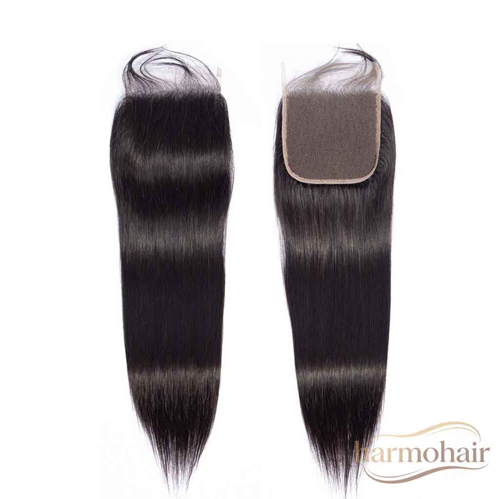 4x4 HD Transparent Lace Closure Wholesale Natural Straight Human Hair