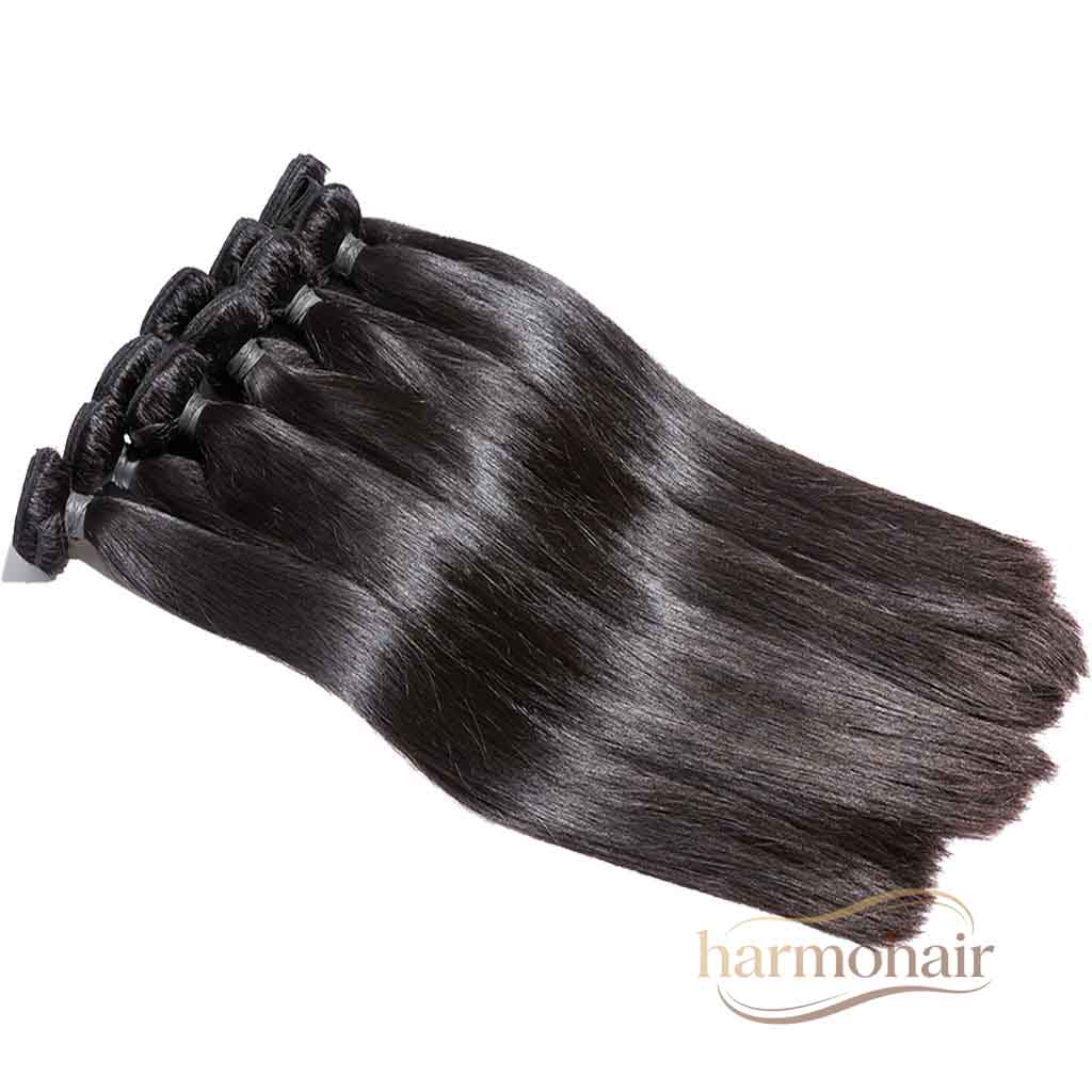 Bulk Supply Single‑Donor Raw Virgin Straight Cuticle Aligned Hair Bundles