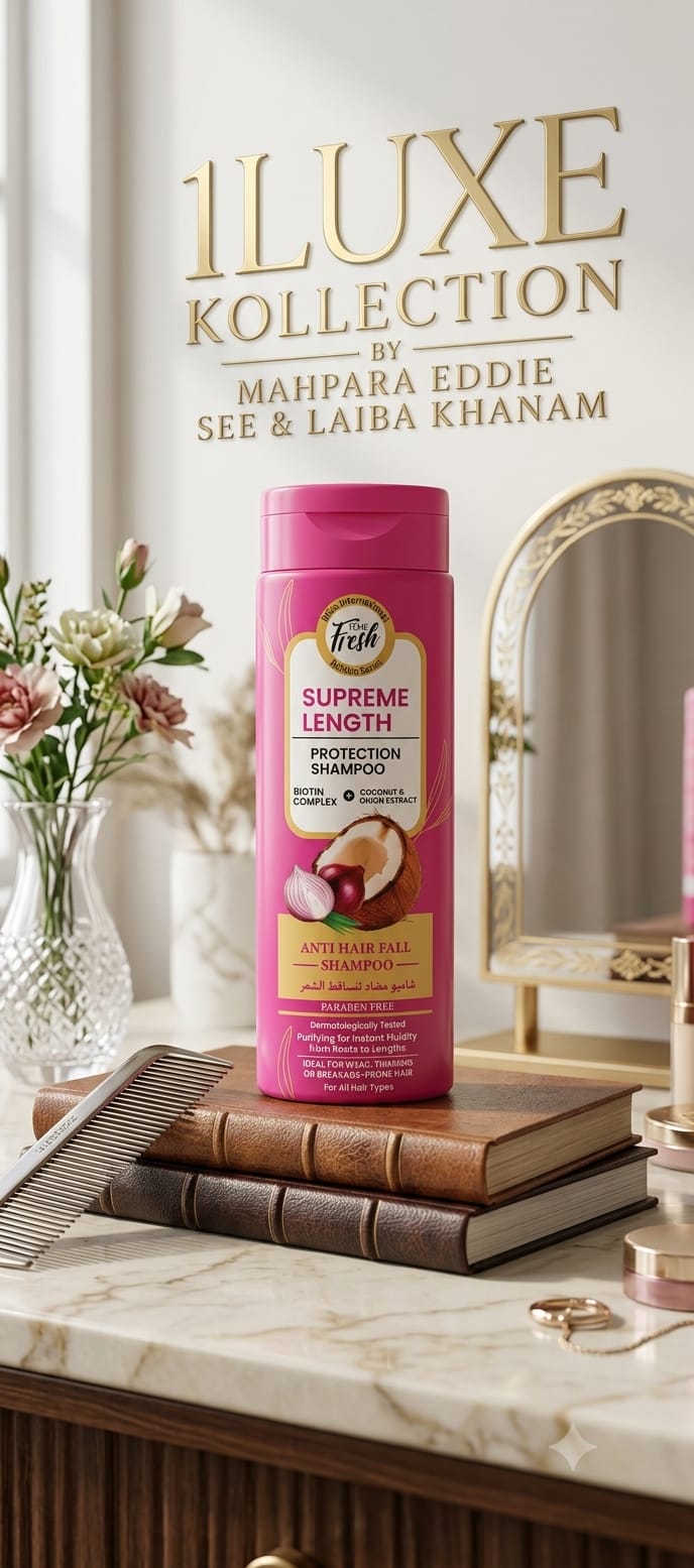 1Luxe Kollection By 🌐 CS7LLC.com™ Feme Fresh Silk Supreme Length Pink Protection Shampoo Multi Action