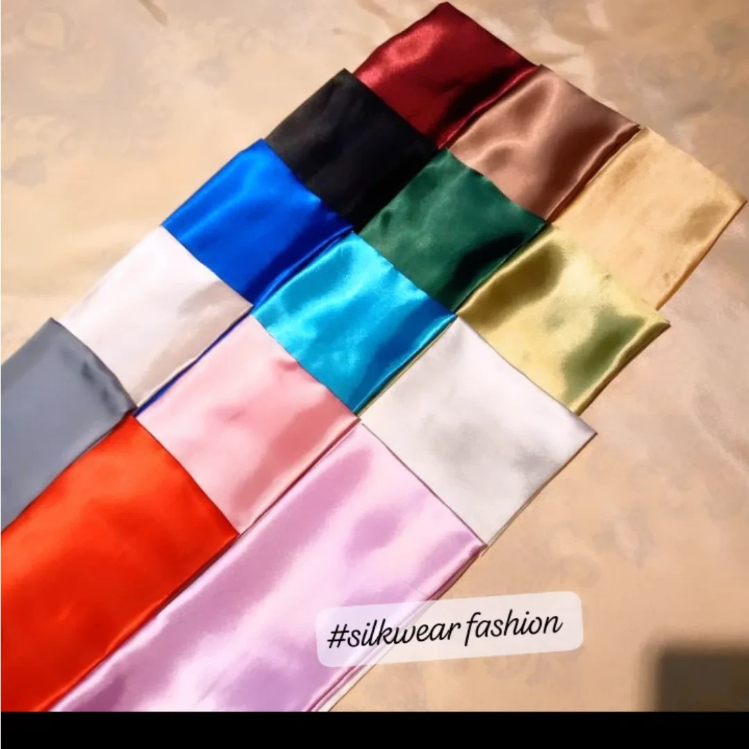 1Luxe Kollection By 🌐 CS7LLC.com™ Customized Handmade Silk Fabric Scrunchies