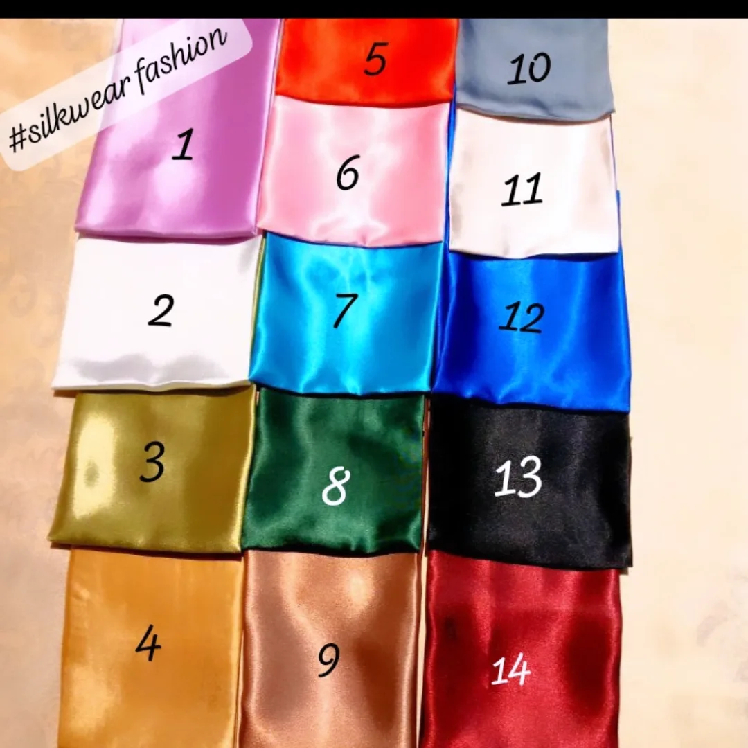 1Luxe Kollection By 🌐 CS7LLC.com™ Customized Handmade Silk Fabric Scrunchies