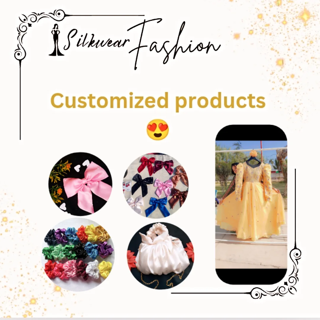 1Luxe Kollection By 🌐 CS7LLC.com™ Customized Handmade Silk Fabric Scrunchies