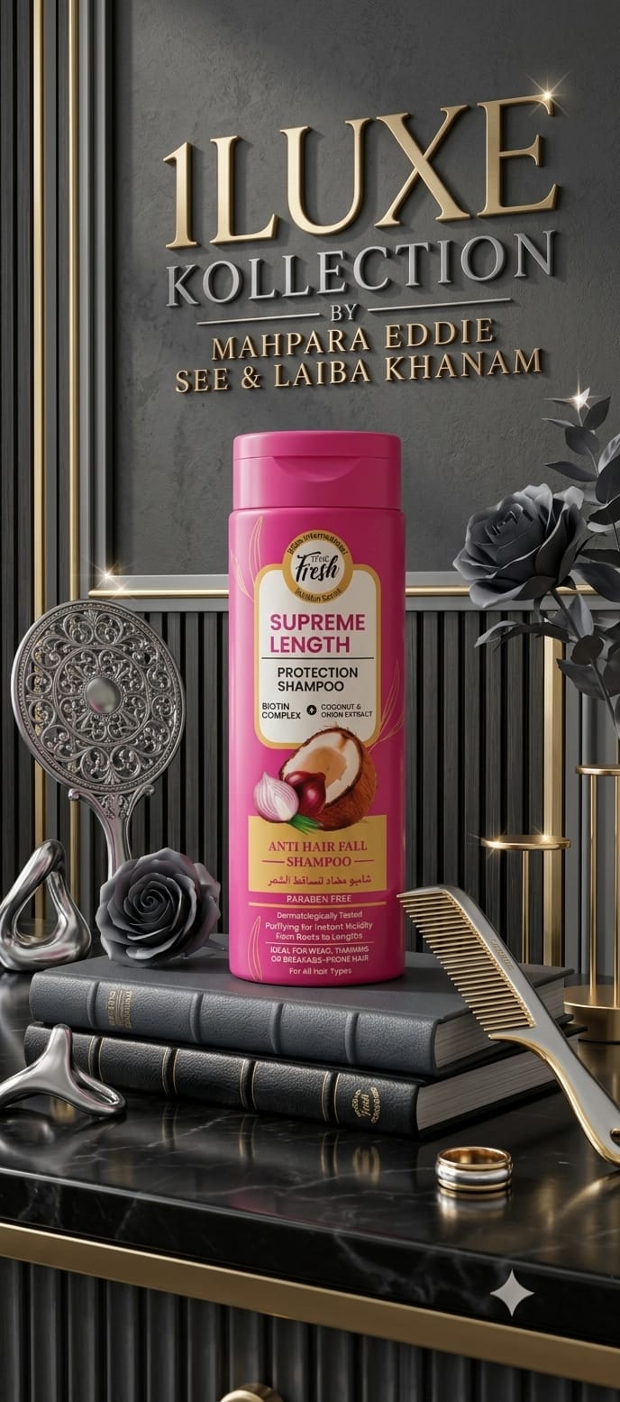 1Luxe Kollection By 🌐 CS7LLC.com™ Feme Fresh Silk Supreme Length Pink Protection Shampoo Multi Action
