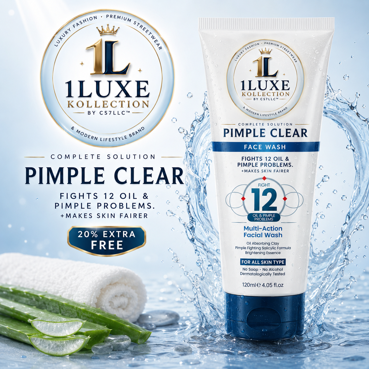 1LK Luxe Feme Fresh Pimple Clear Face Wash
