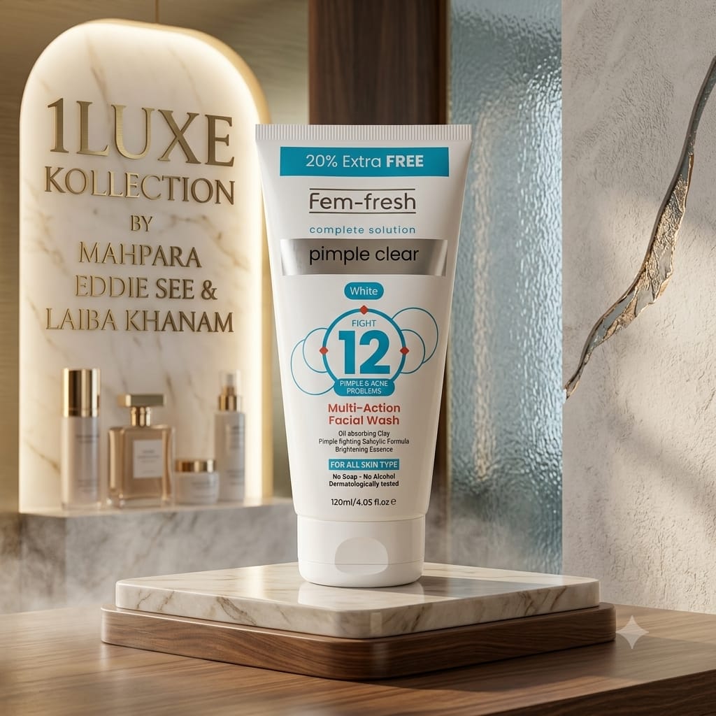 1Luxe Kollection By 🌐 CS7LLC.com™ Feme Fresh White Face Wash Pimple Clear Multi Action