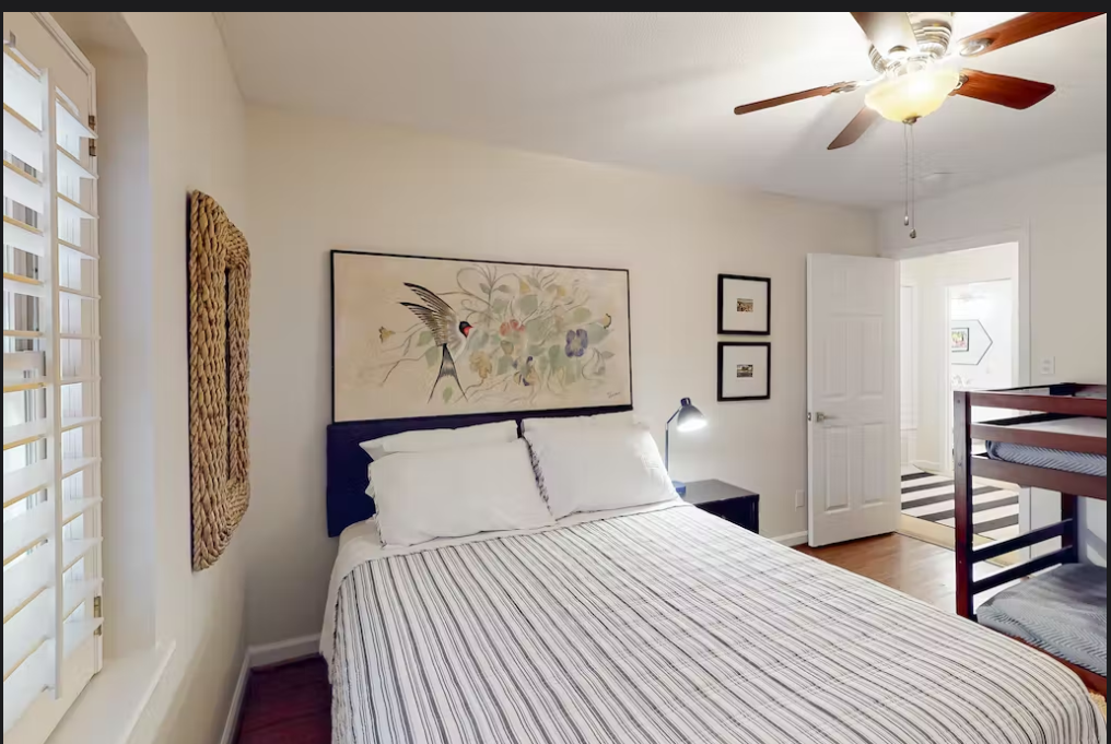 2nd floor 4th bedroom shared bath 