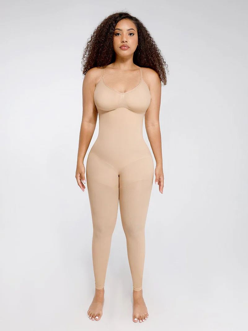 Seamless Breast Support Waist and Abdomen Shaping Full-Length Body Shaper