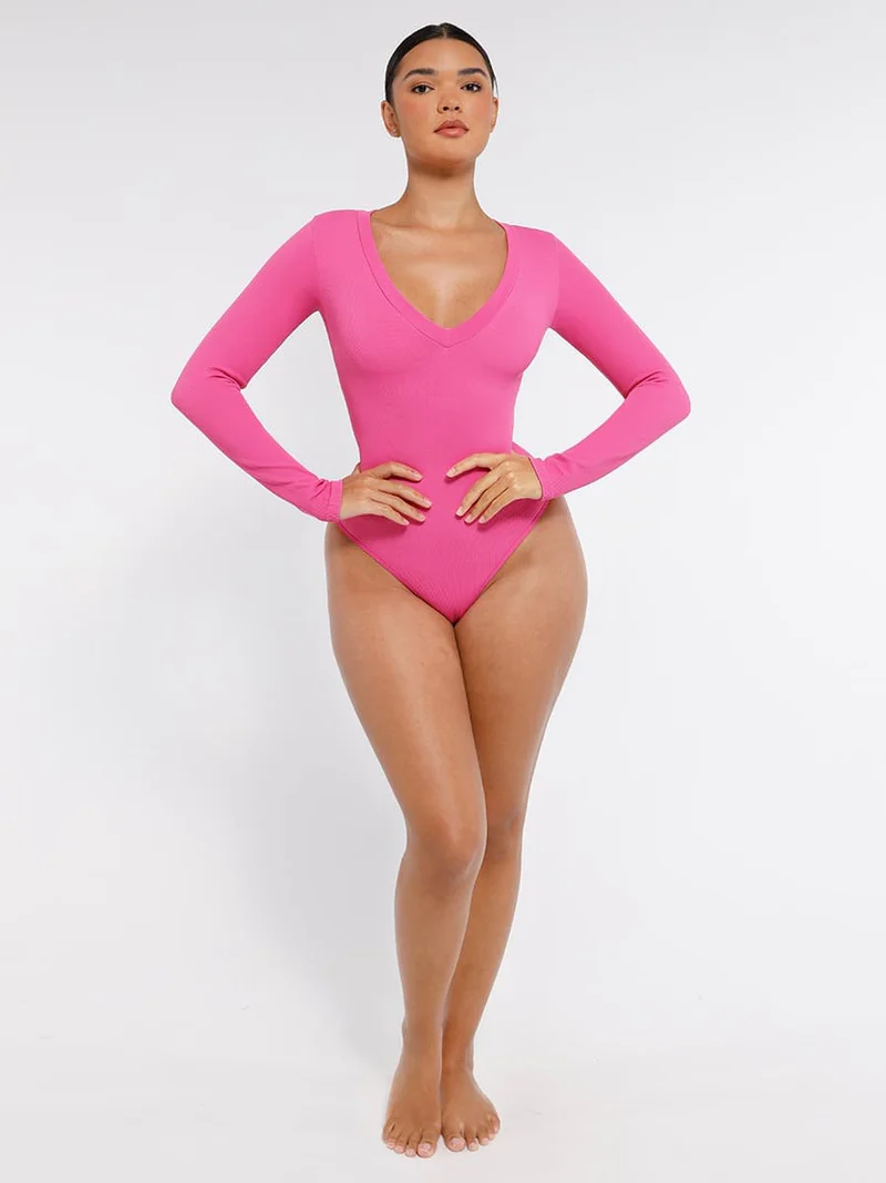 Long Sleeved Tummy Control Bodysuit