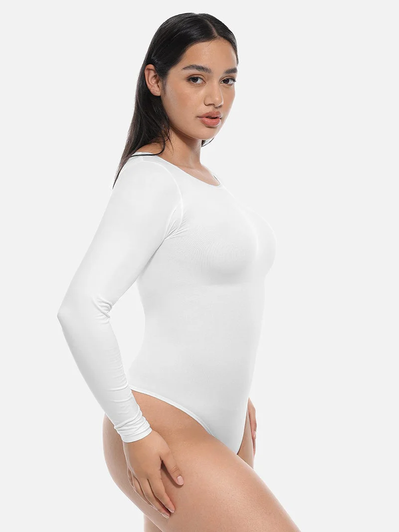 Seamless Long Sleeve Stretch Bodysuit