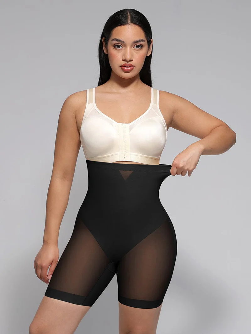High-Waist Shaping Shorts