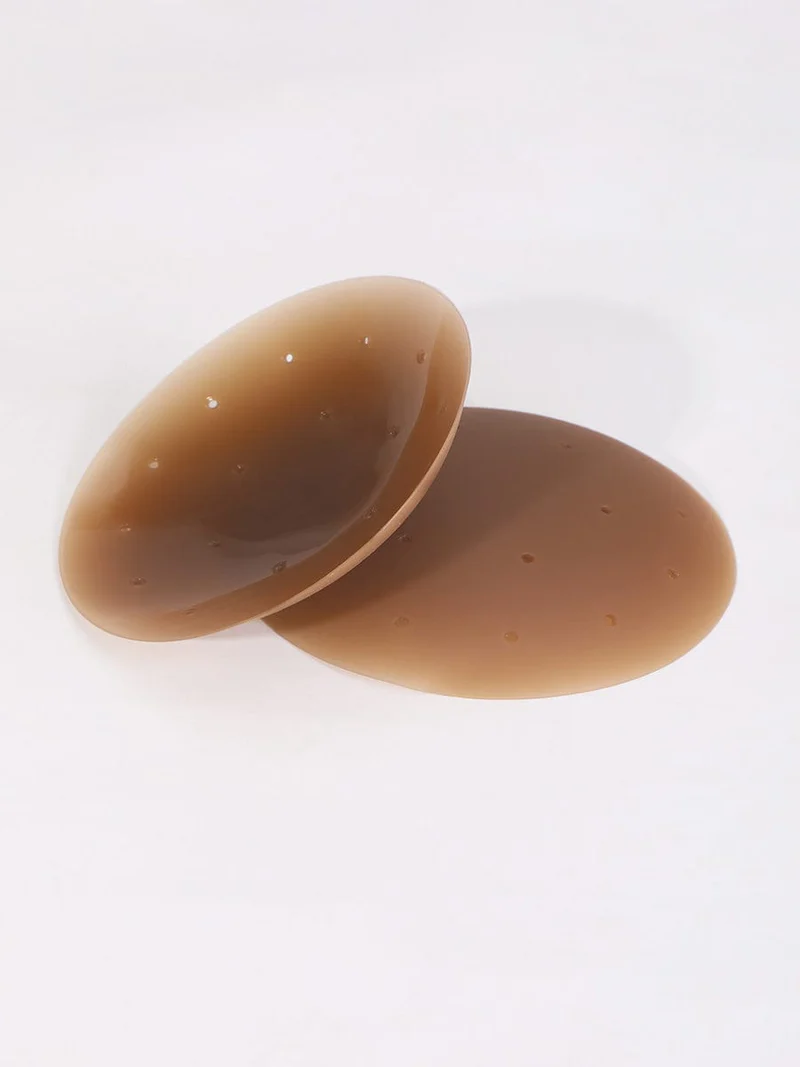No-Show Adhesive Reusable Nipple Covers for Strapless Dress