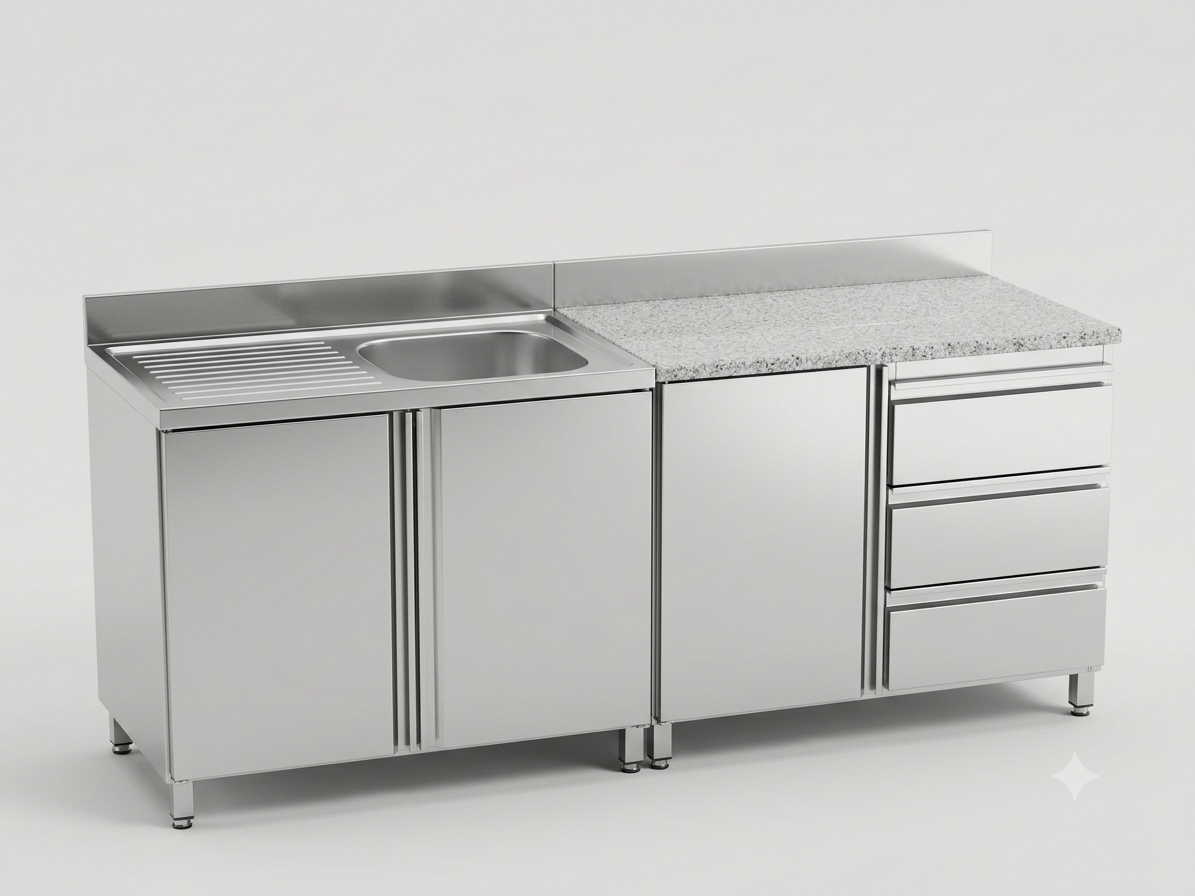 Stainless Steel Kitchen Workstation